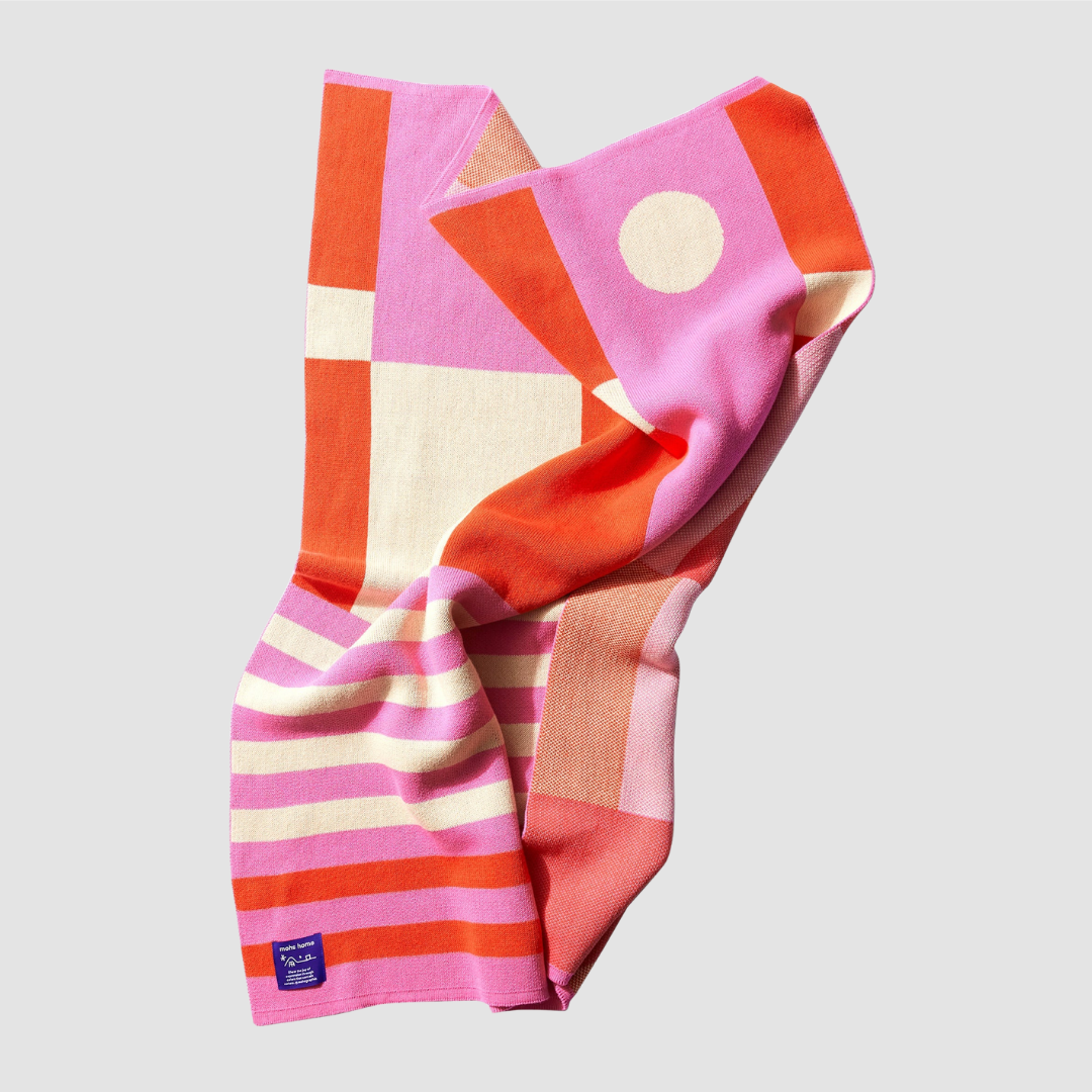 Pink Door Cotton Blanket