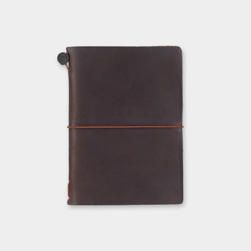 Traveler's Notebook Leather Cover Starter Kit - Brown - Passport Size