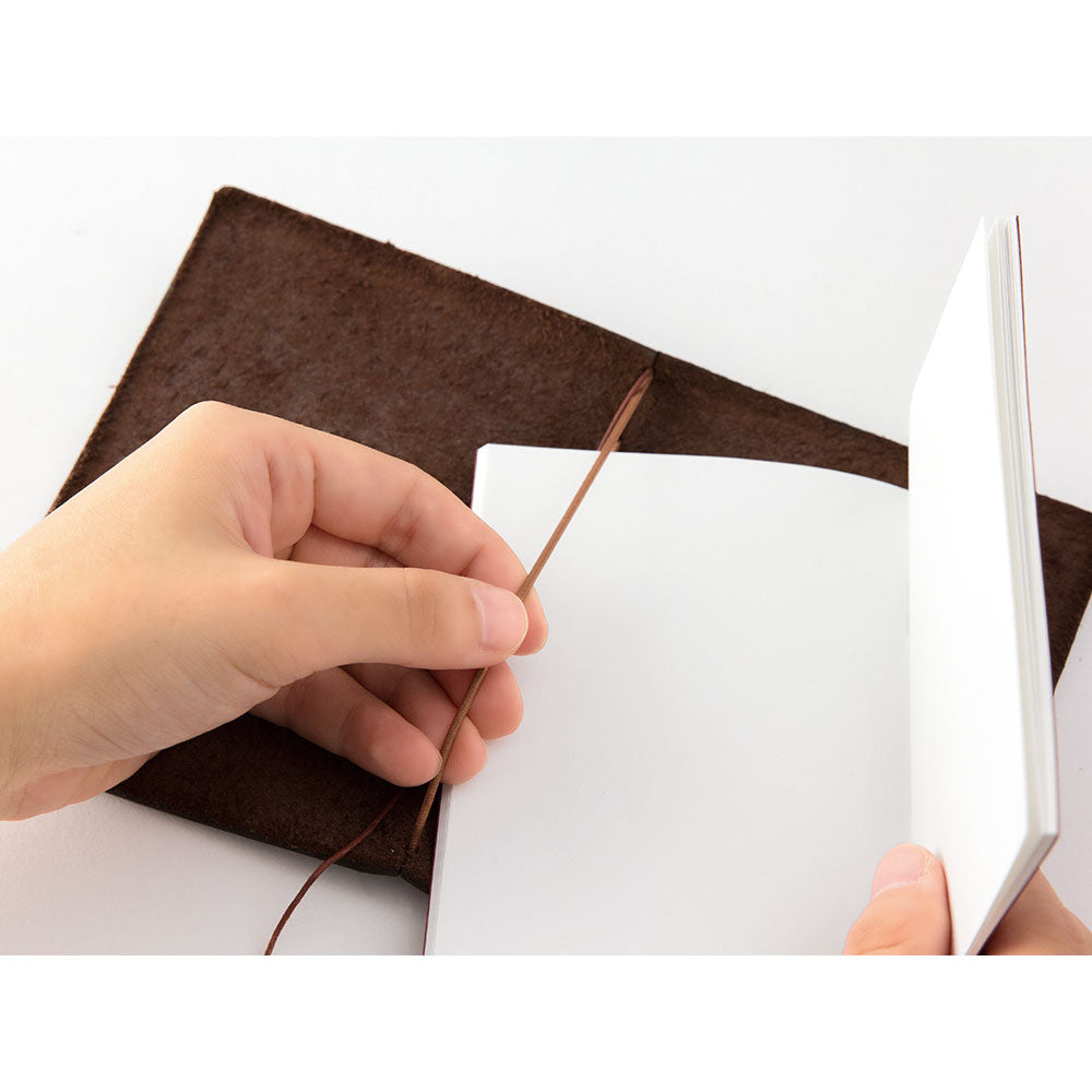 Traveler's Notebook Leather Cover Starter Kit - Brown - Passport Size