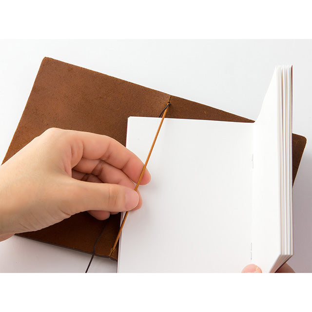 Traveler's Notebook Leather Cover Starter Kit - Camel - Passport Size