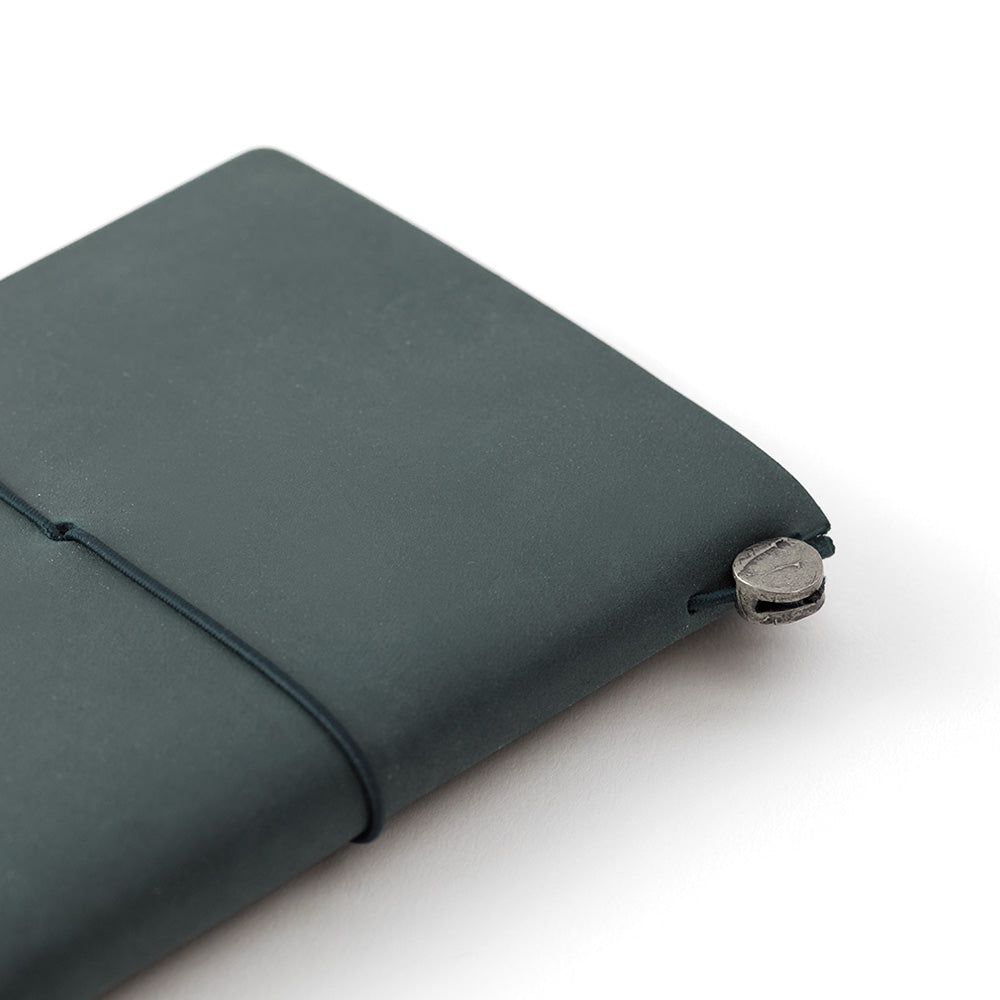 Traveler's Notebook Leather Cover Starter Kit - Blue - Passport Size