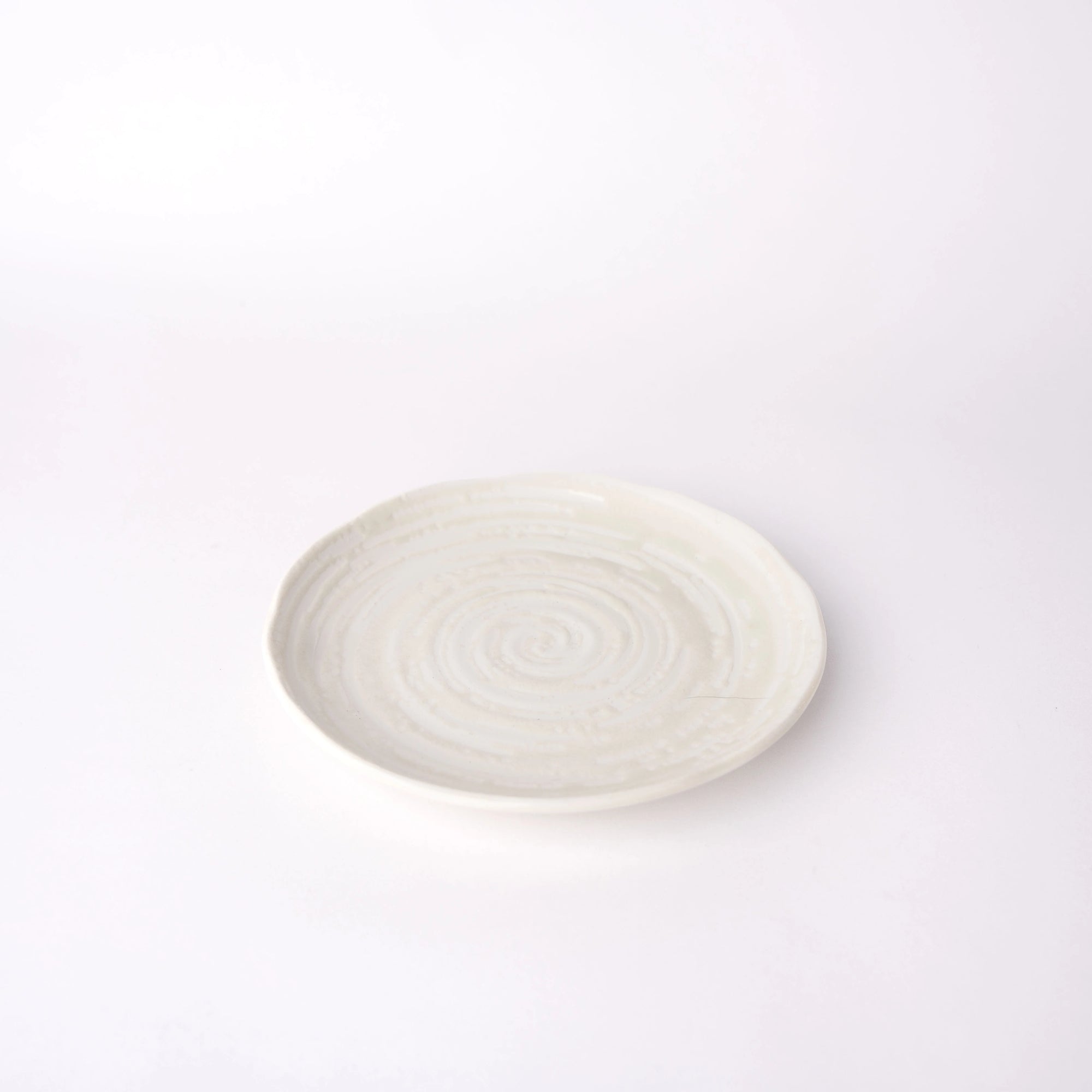 White Spiral Glaze