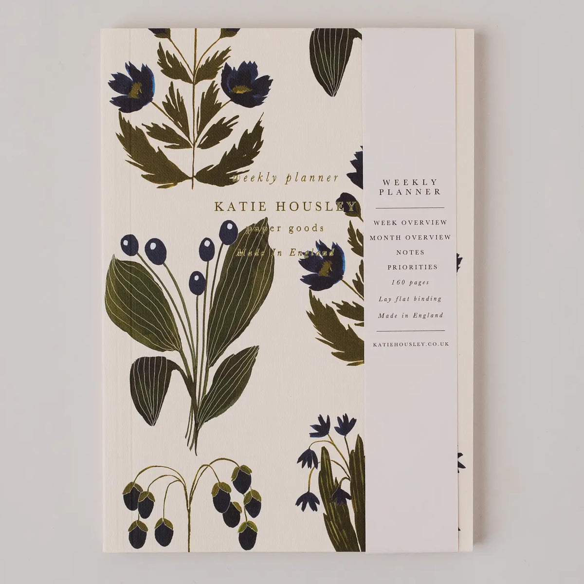 Blue Flower Weekly Planner