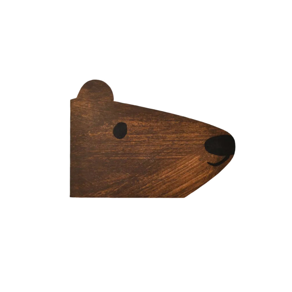 Brown Bear Shaped Greeting Card