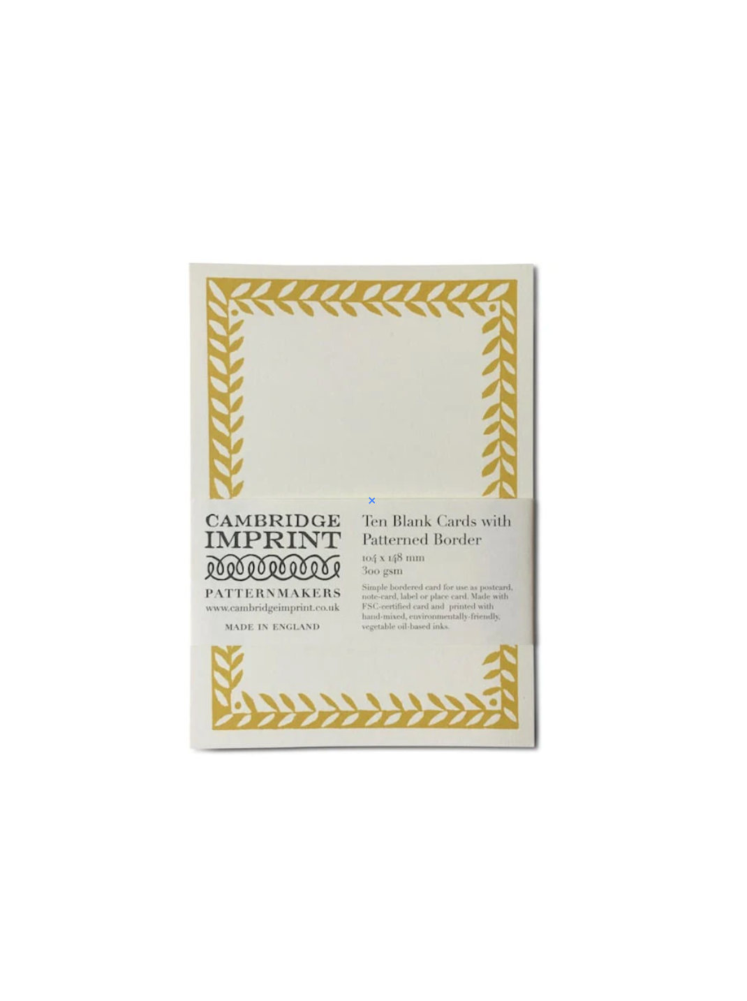 10 Postcards with Patterned Border