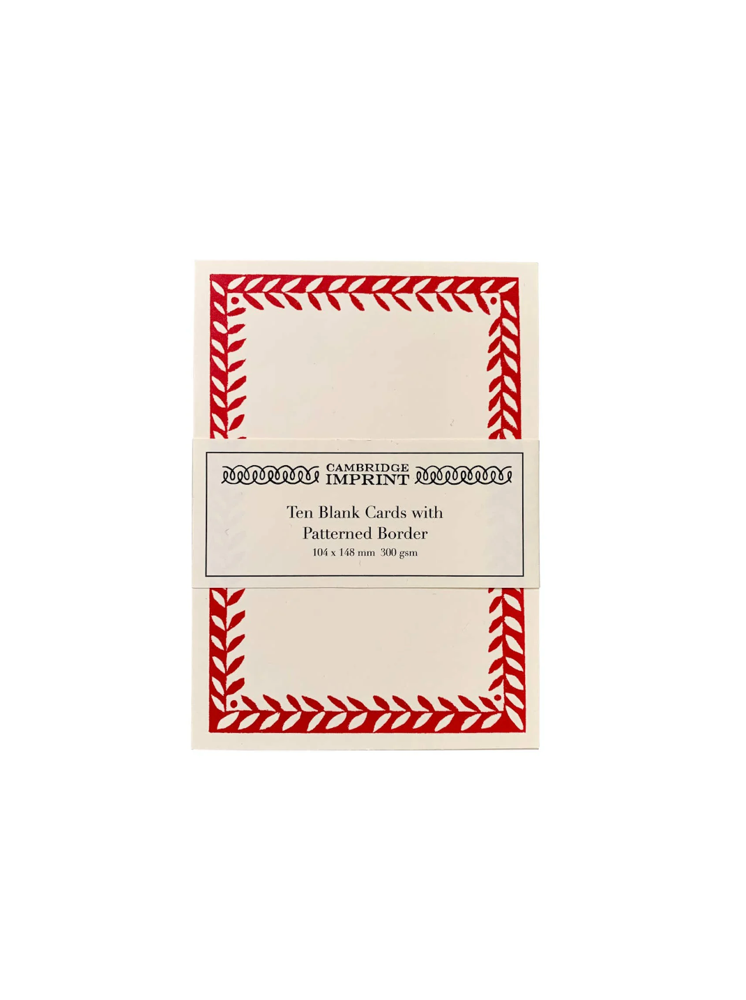 10 Postcards with Patterned Border