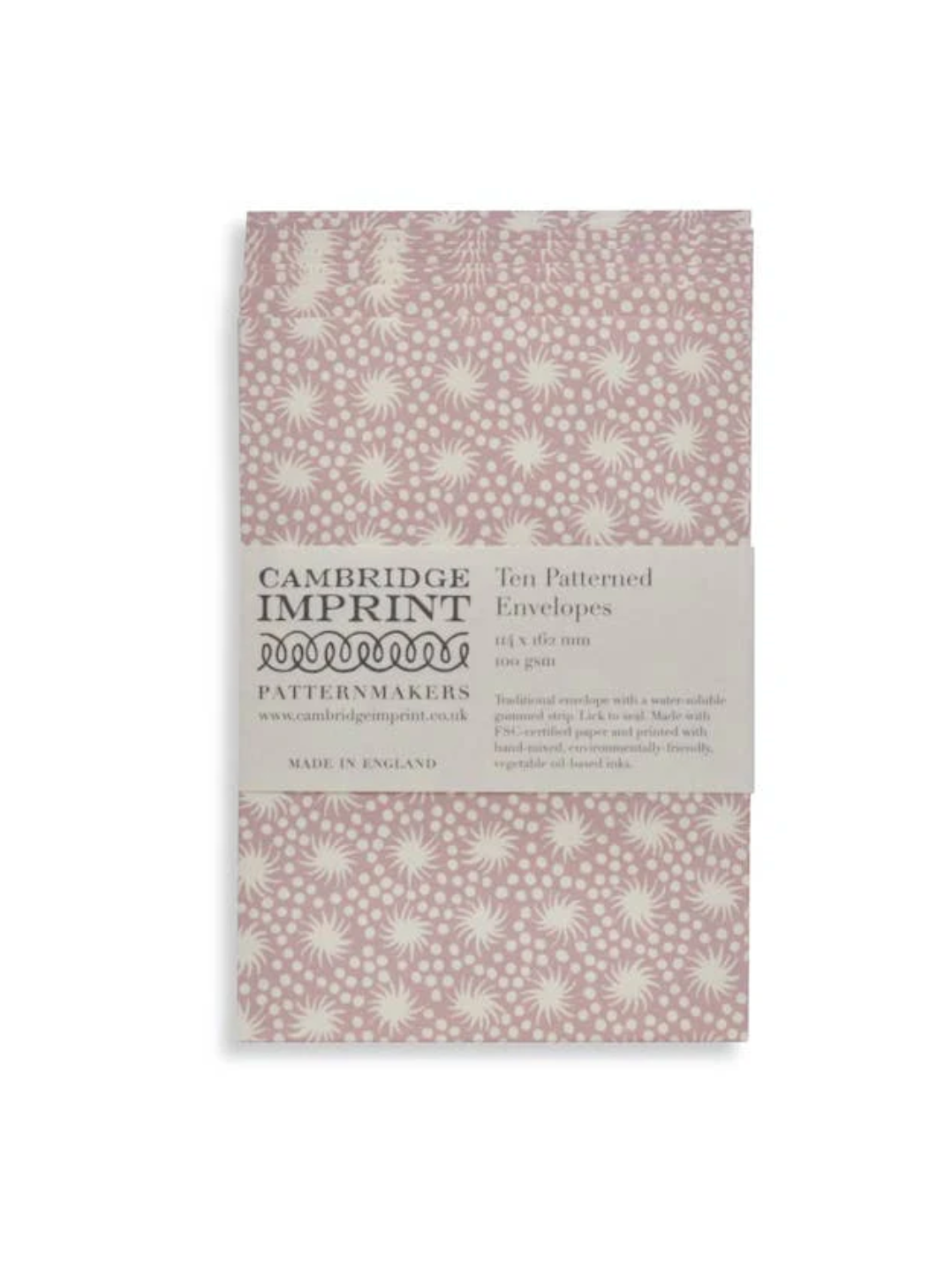 Packet of Ten Patterned Envelopes