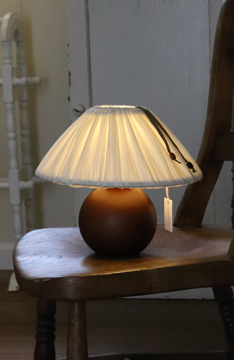 Reed Orb Lamp