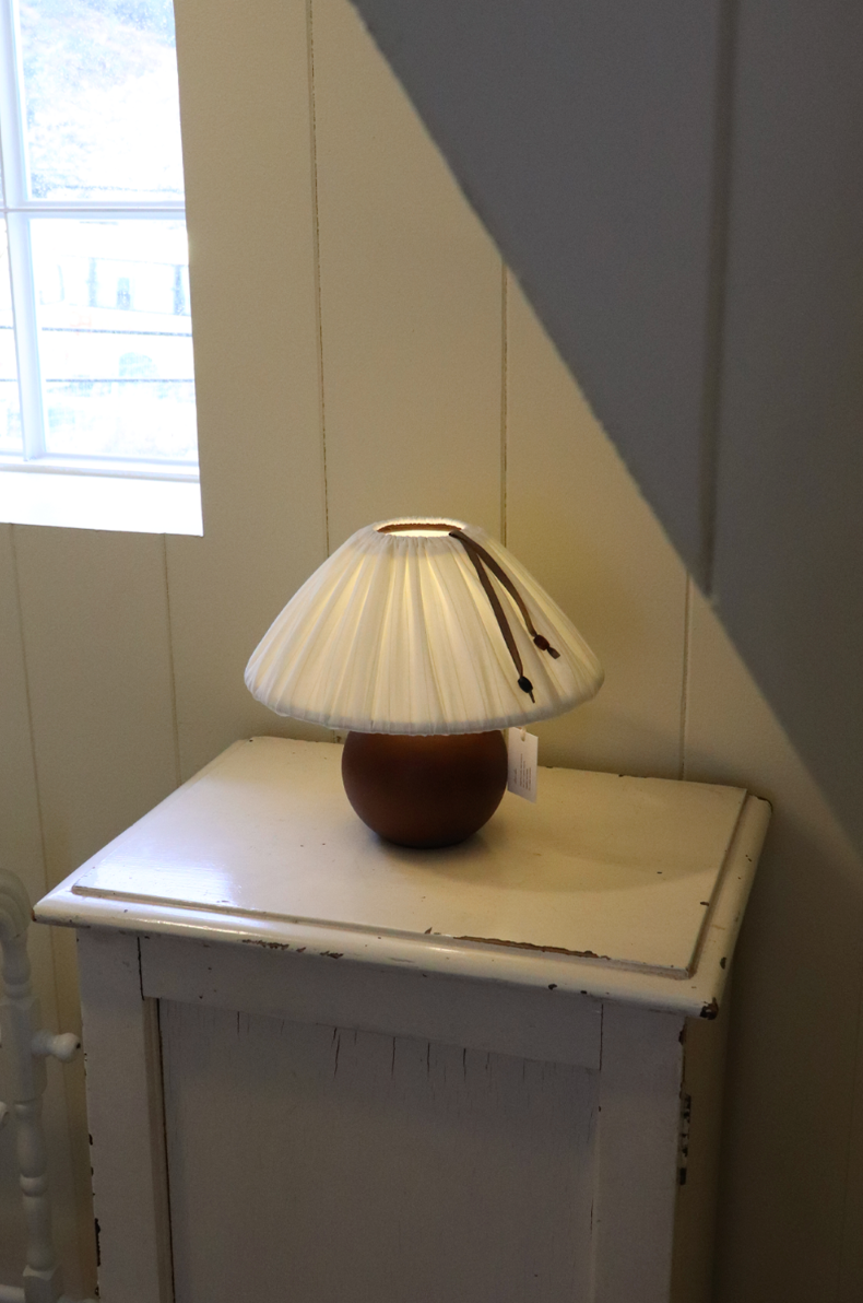 Reed Orb Lamp
