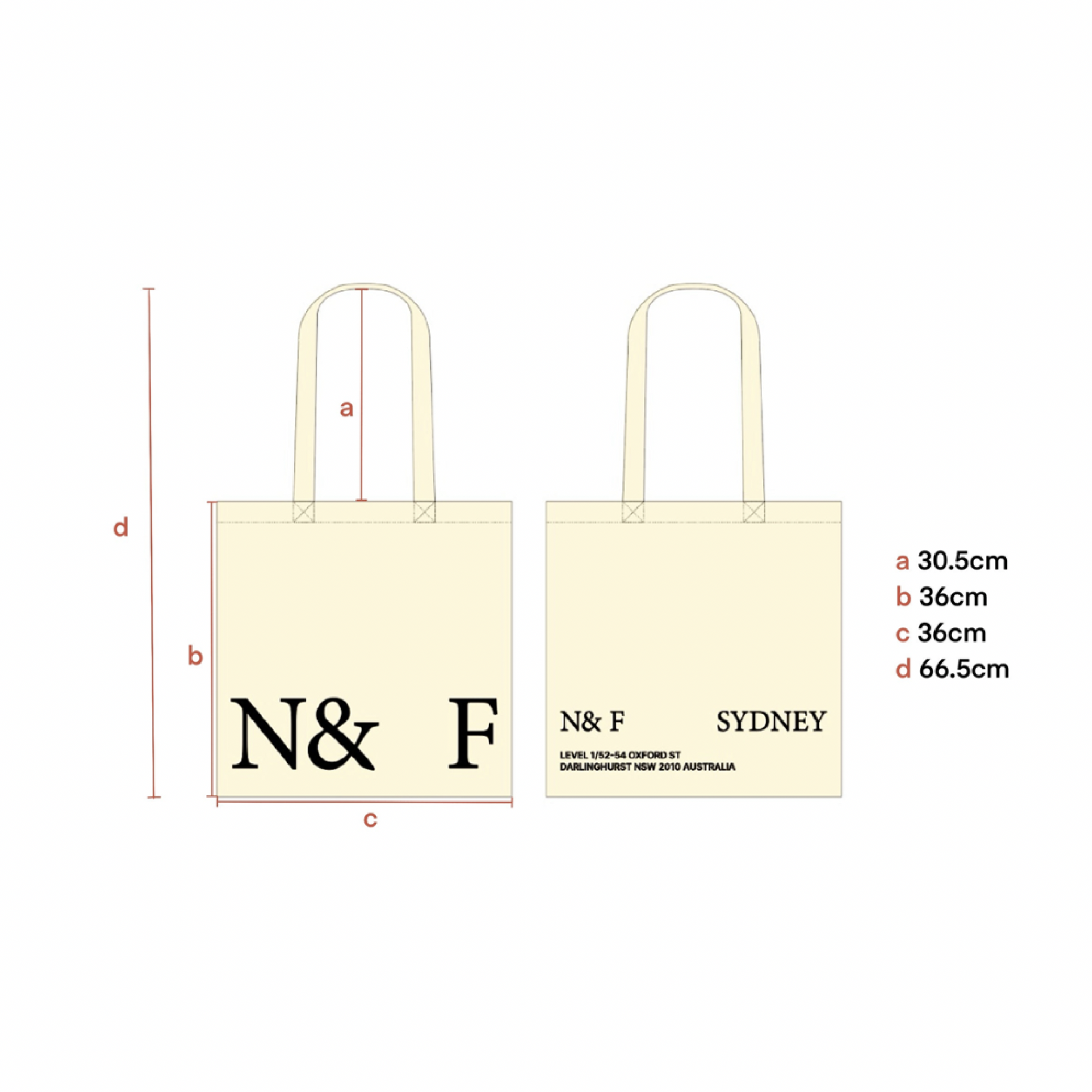 Near&Far Original Logo Bag Peach
