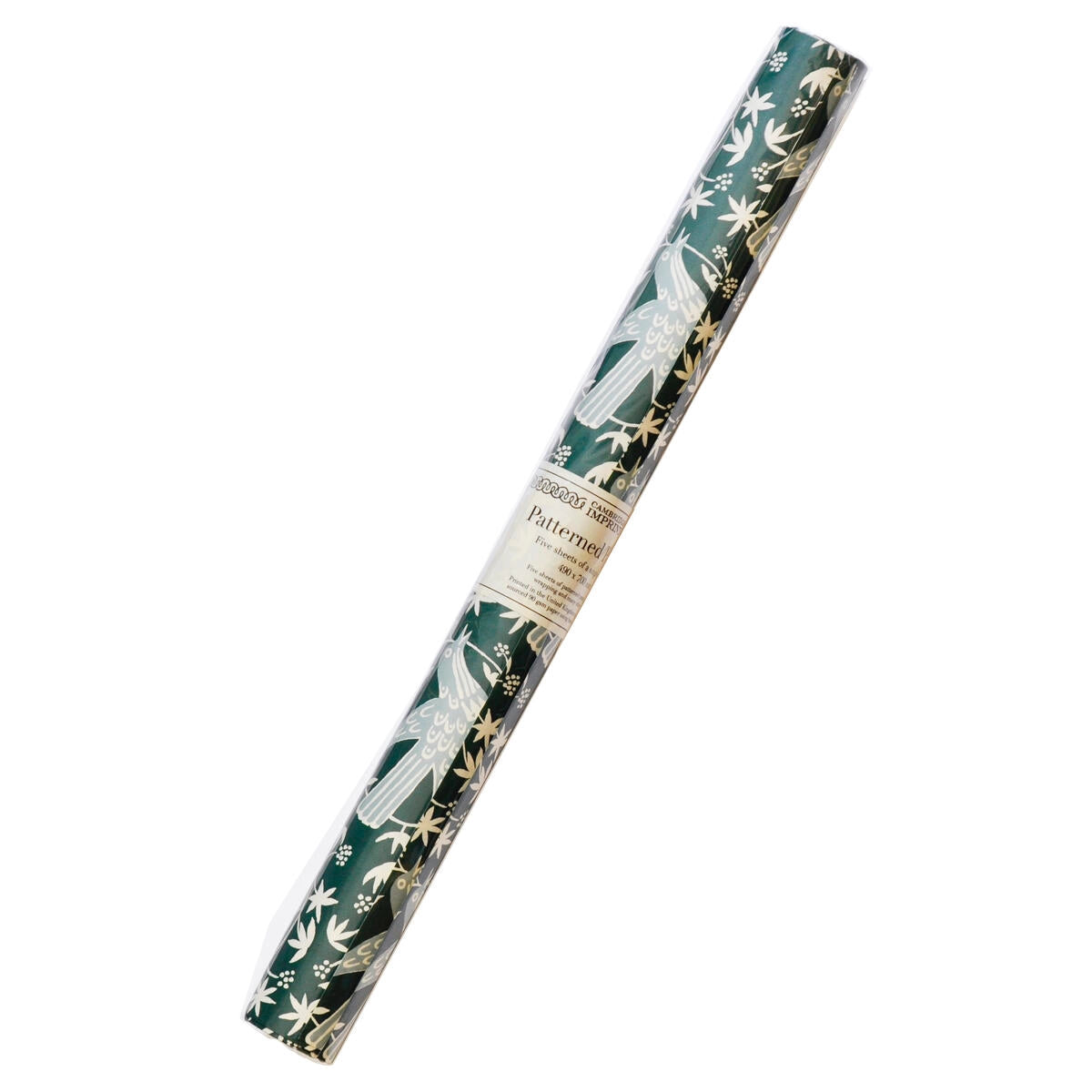 5 Sheets of Songbird Midwinter Patterned Gift Wrap Paper