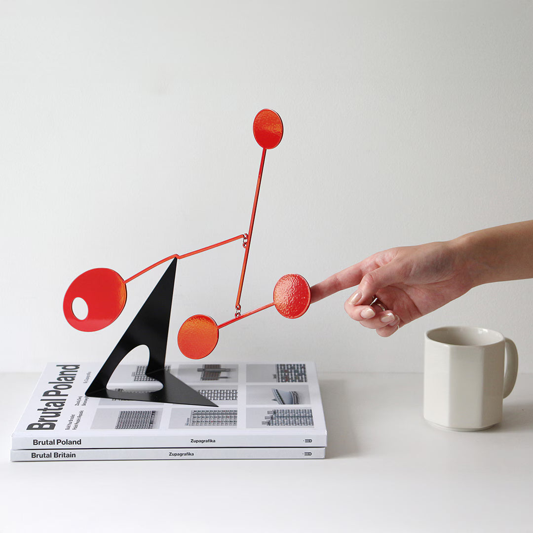 Elliptical Desktop Mobile Red/Black