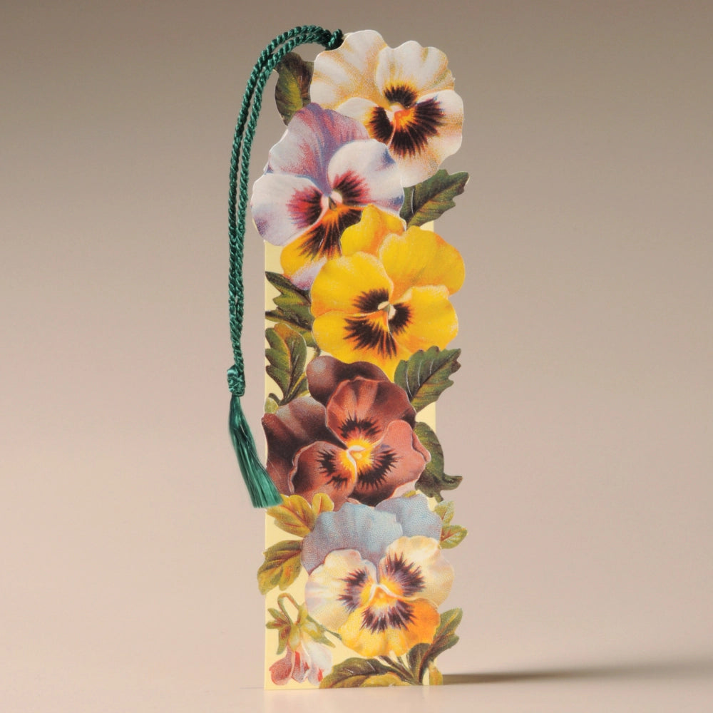 Pansies Bookmark Card