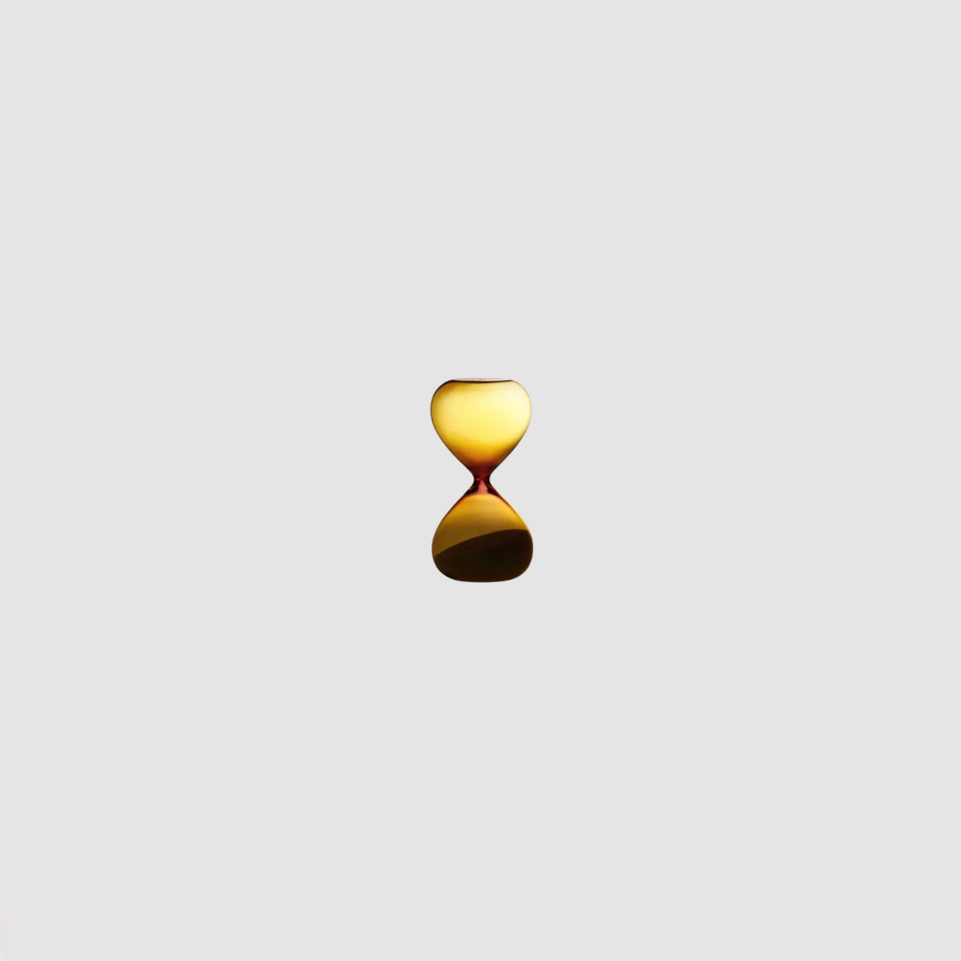 Small Amber Hourglass