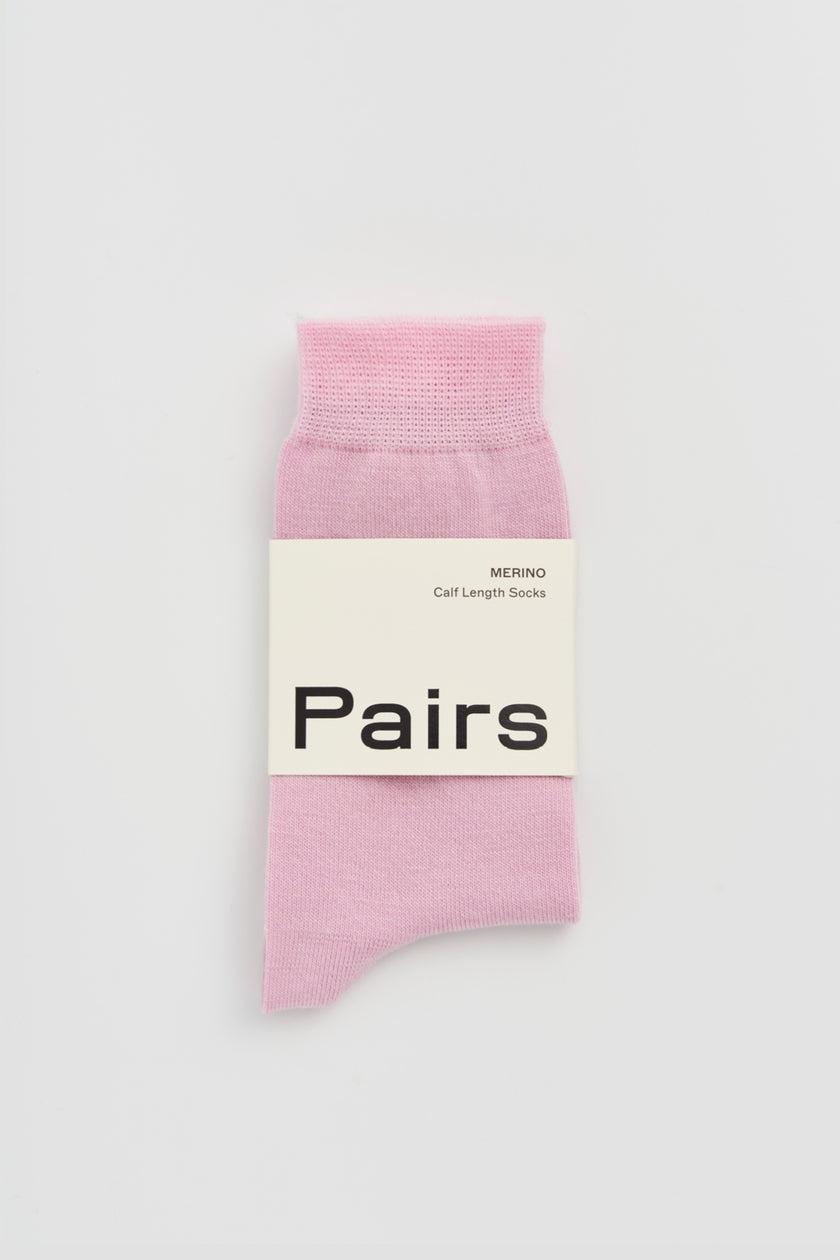 Pairs Merino Calf Length Socks