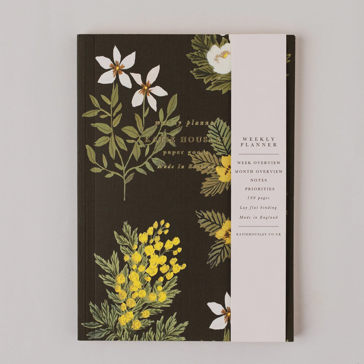 Khaki Flower Weekly Planner