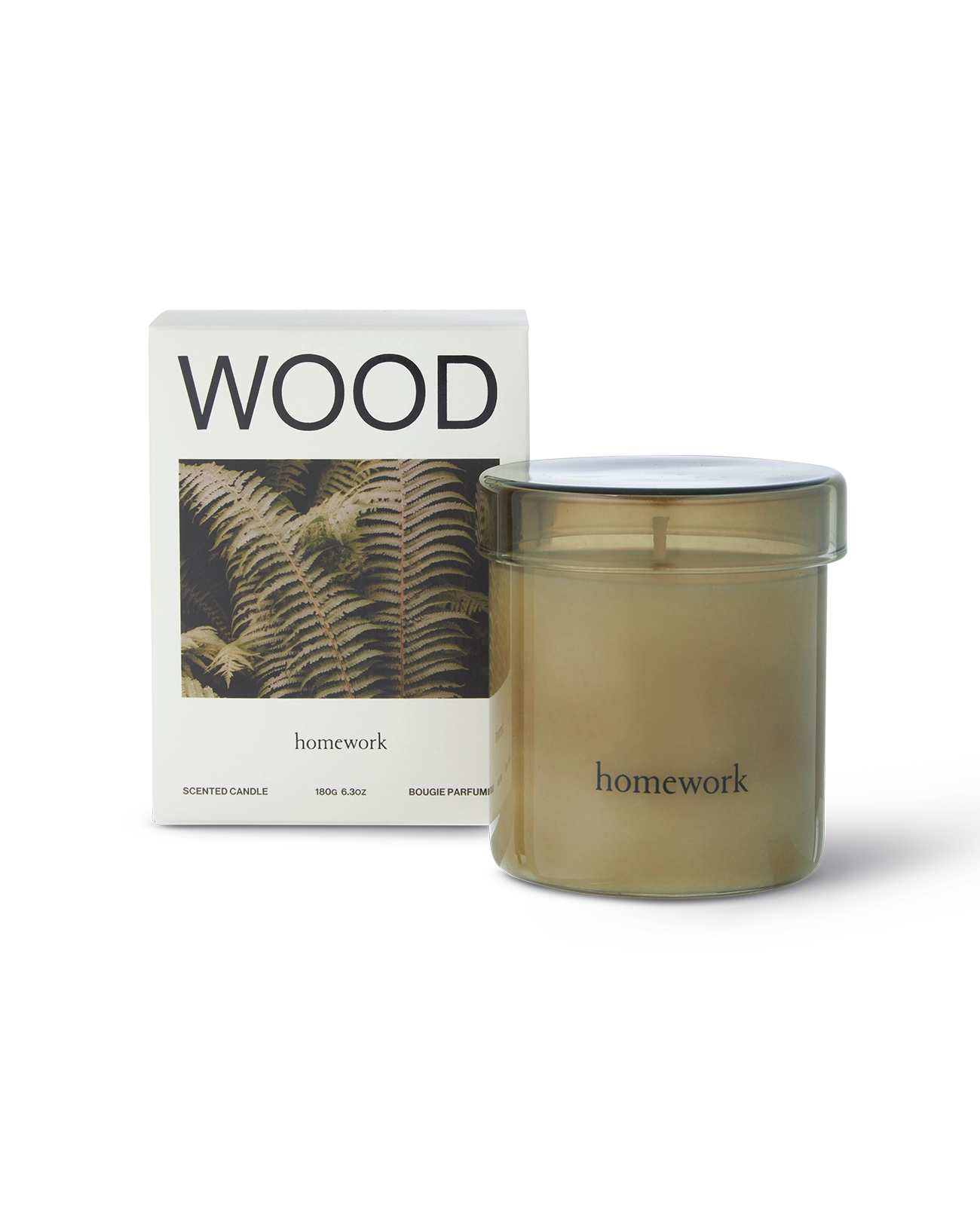Homework Scented Candle - Wood