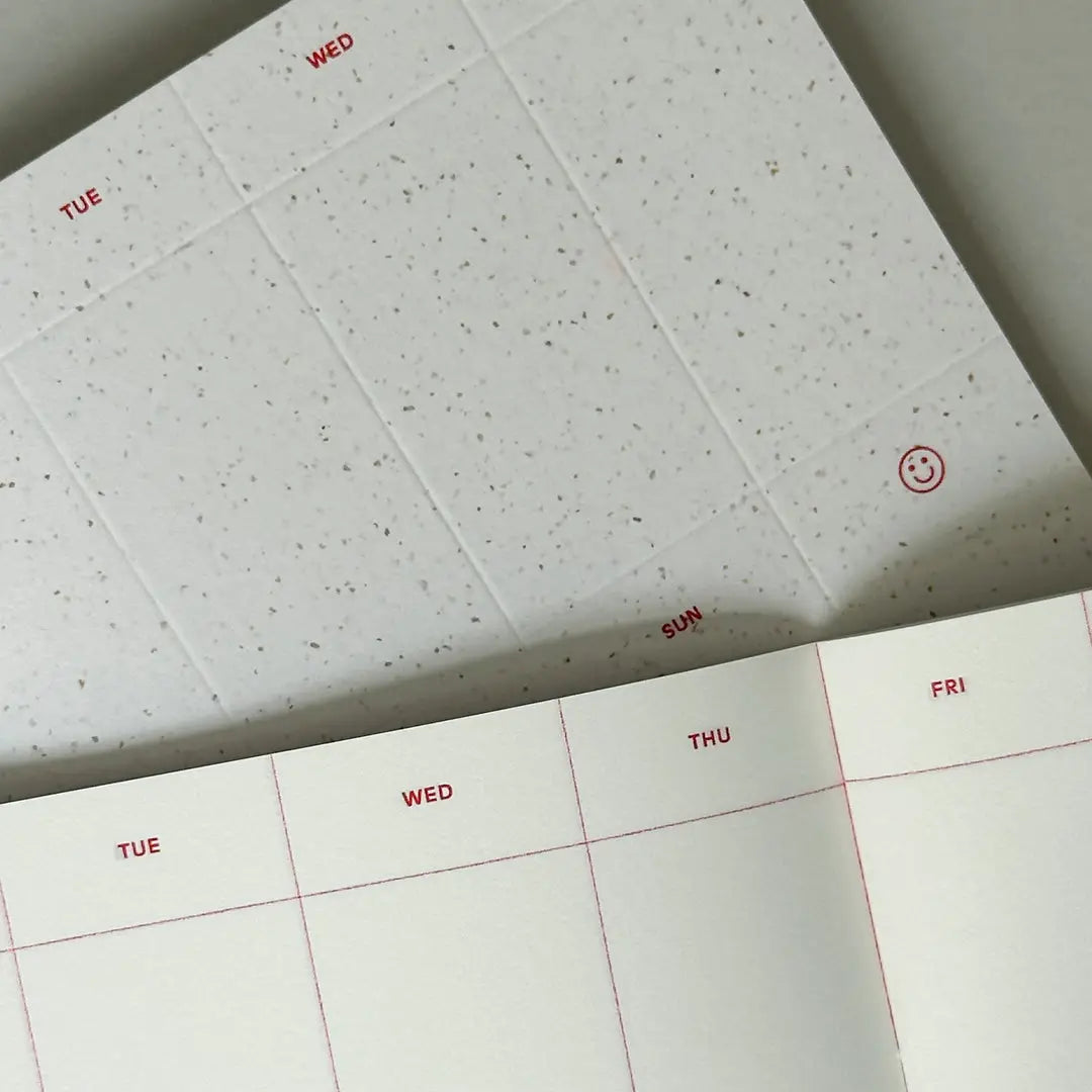 Weekly Harvest White Notebook