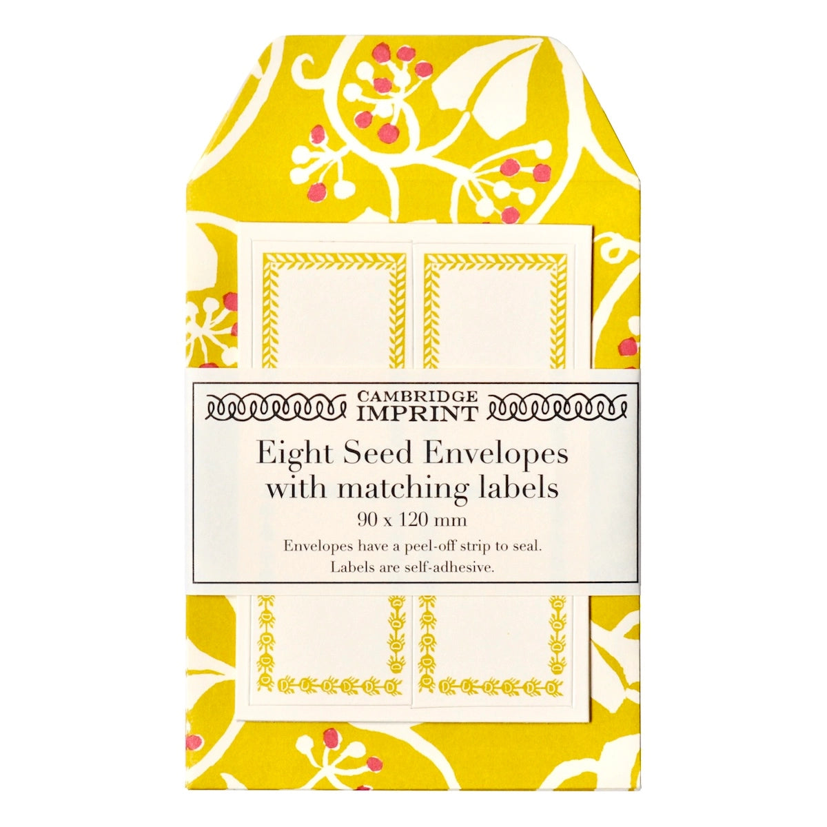 Seed Envelopes in Ivy Piccalilli and Cranberry with Labels