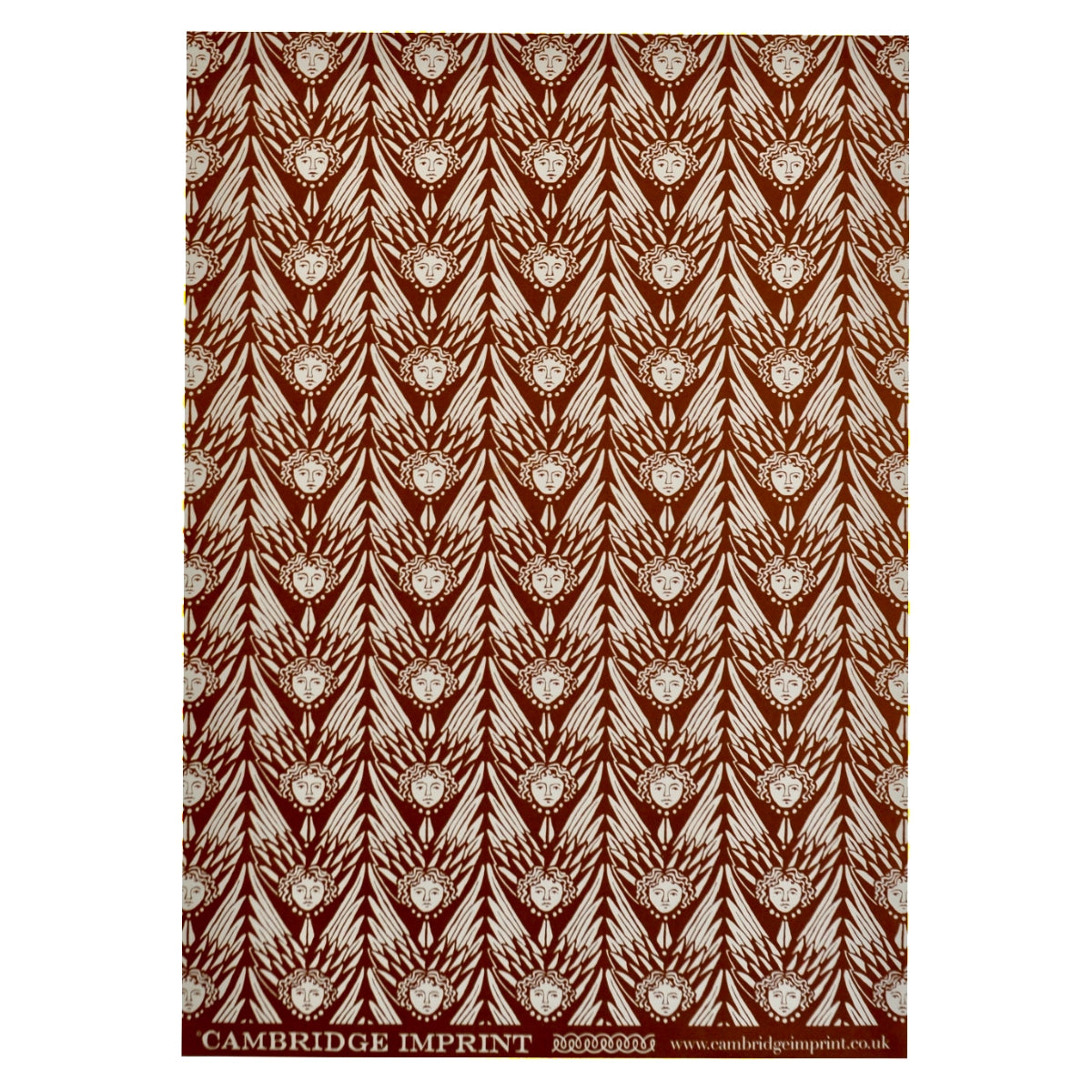 5 Sheets of Suffolk Angels Cocoa Patterned Papers