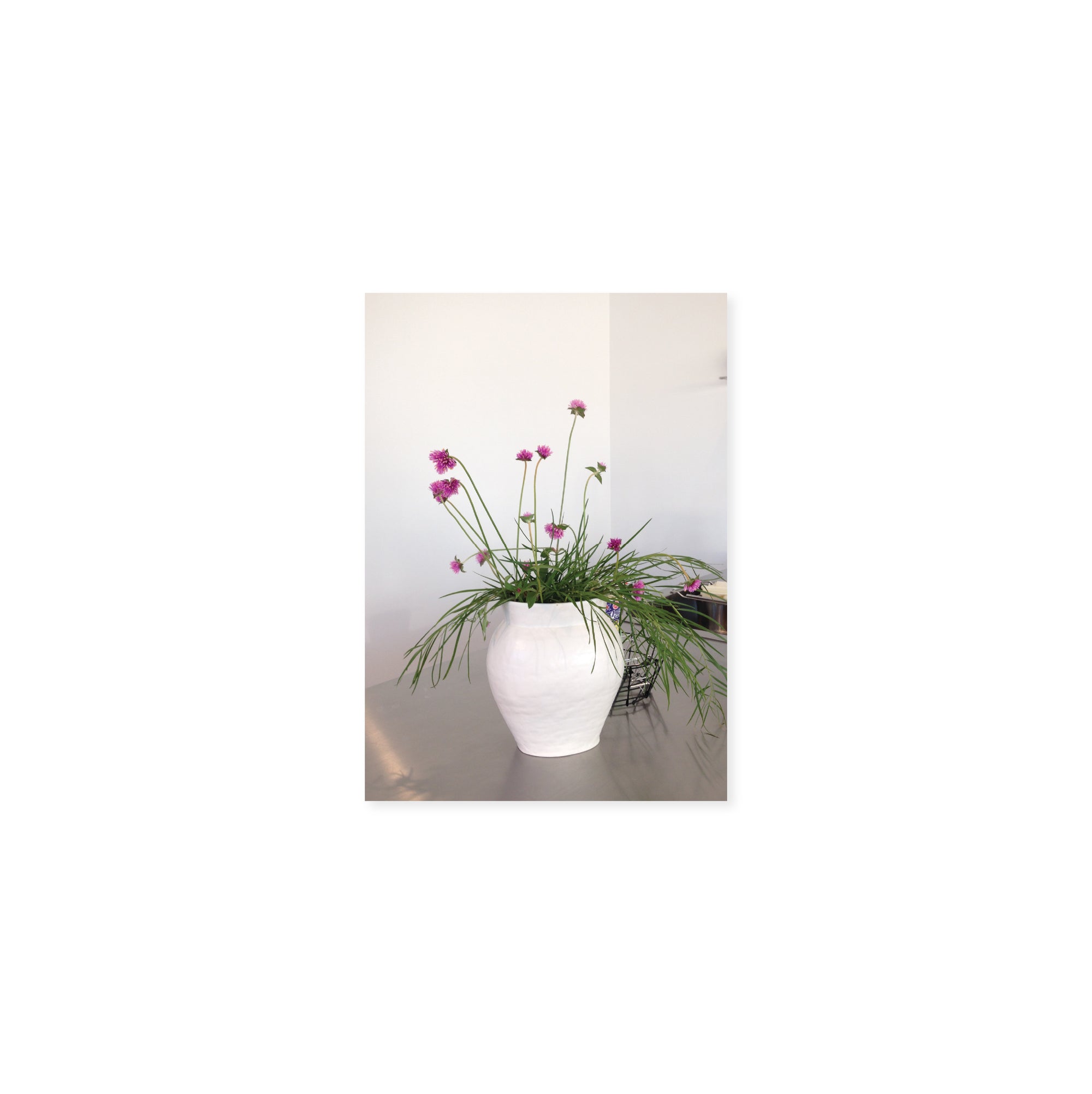 WILD FLOWER VASE POSTCARD