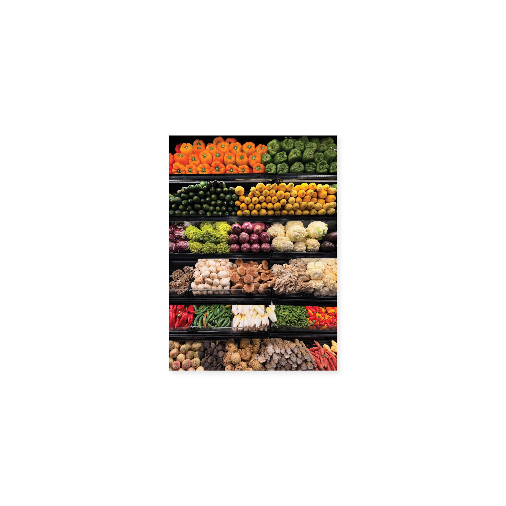 MARKET VEGGIES POSTCARD