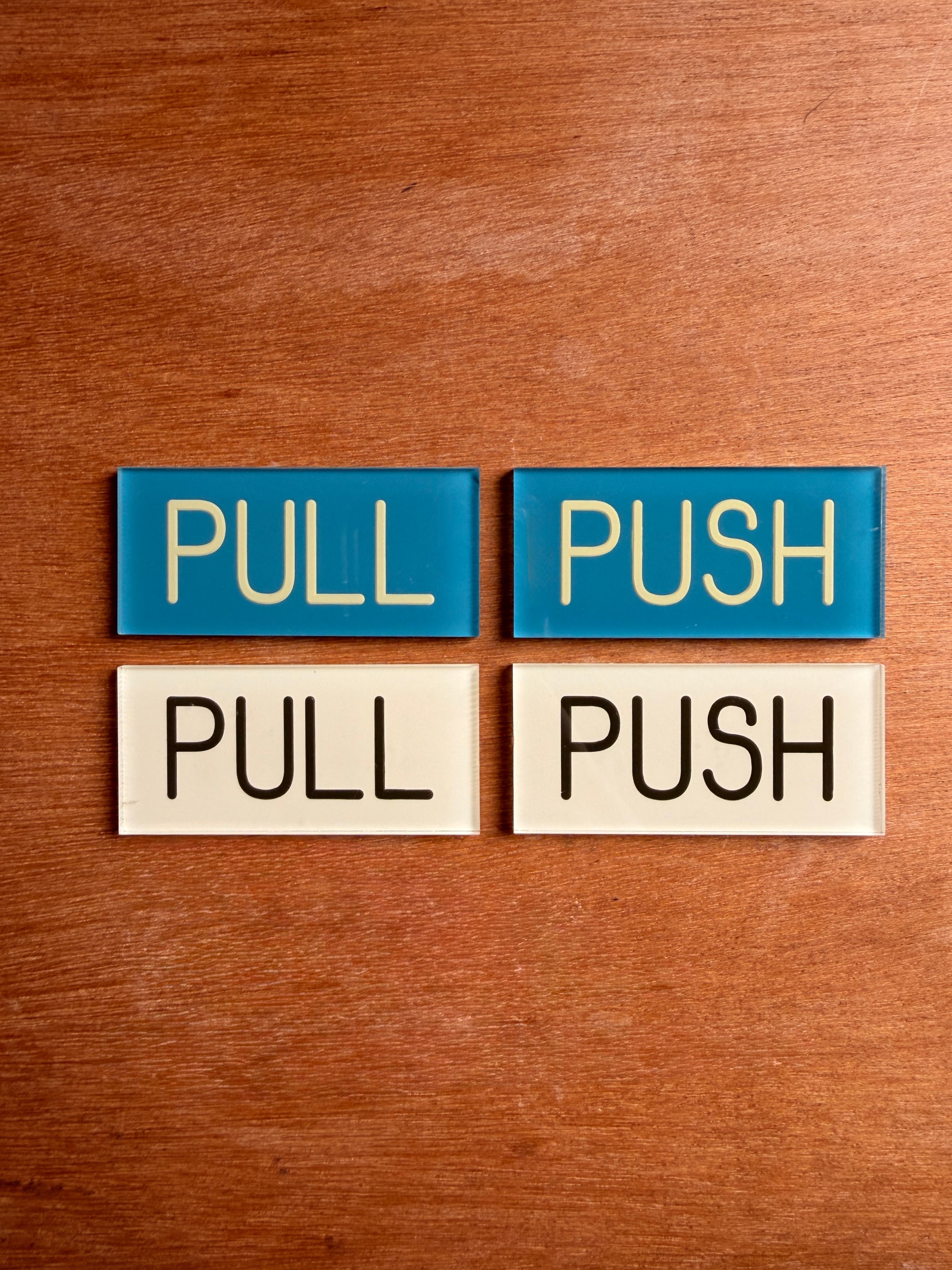 Sign Plates / Push / Pull
