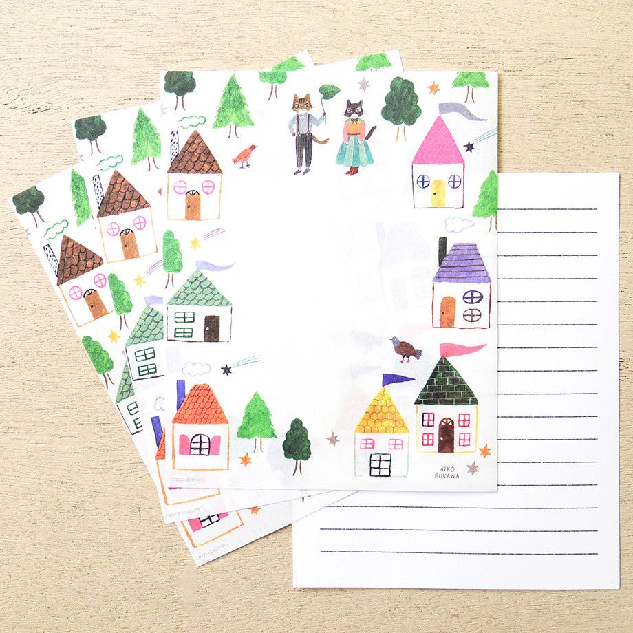 Cozyca Aiko Fukawa Letter Writing Set - House