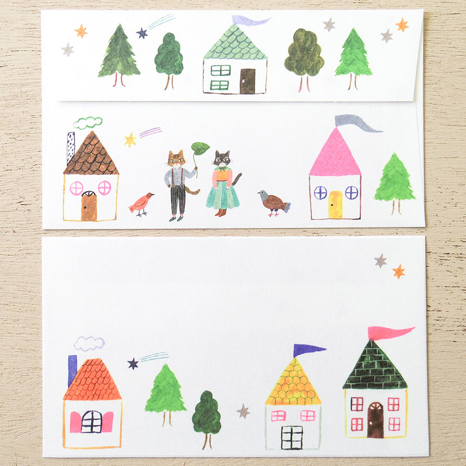 Cozyca Aiko Fukawa Letter Writing Set - House