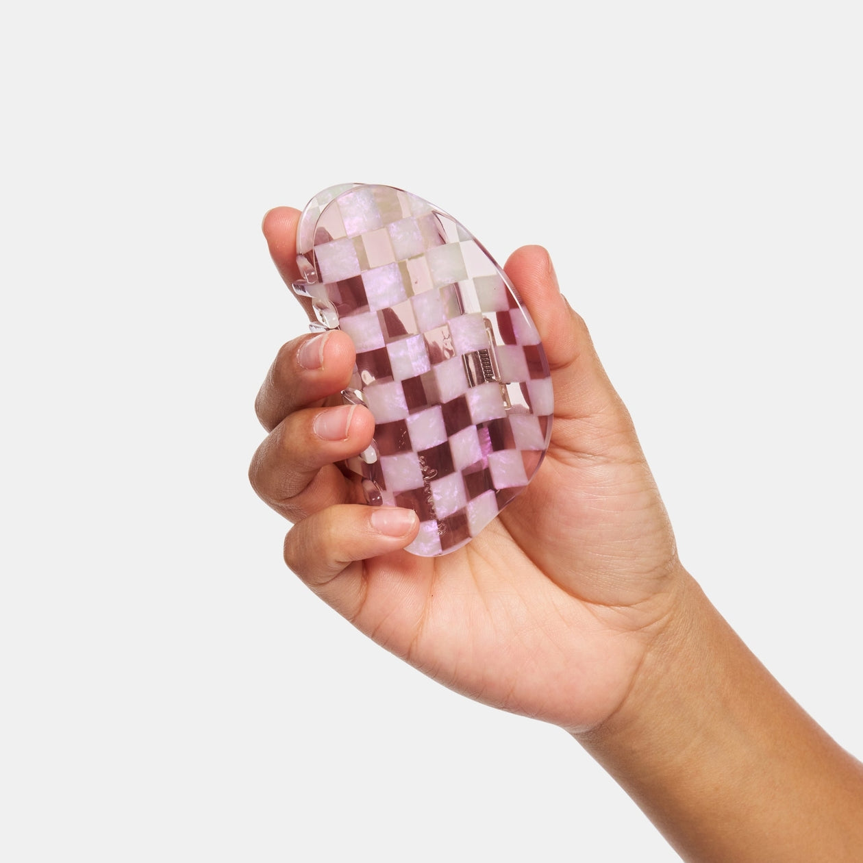 Chunks Checker Claw in Smoky Quartz