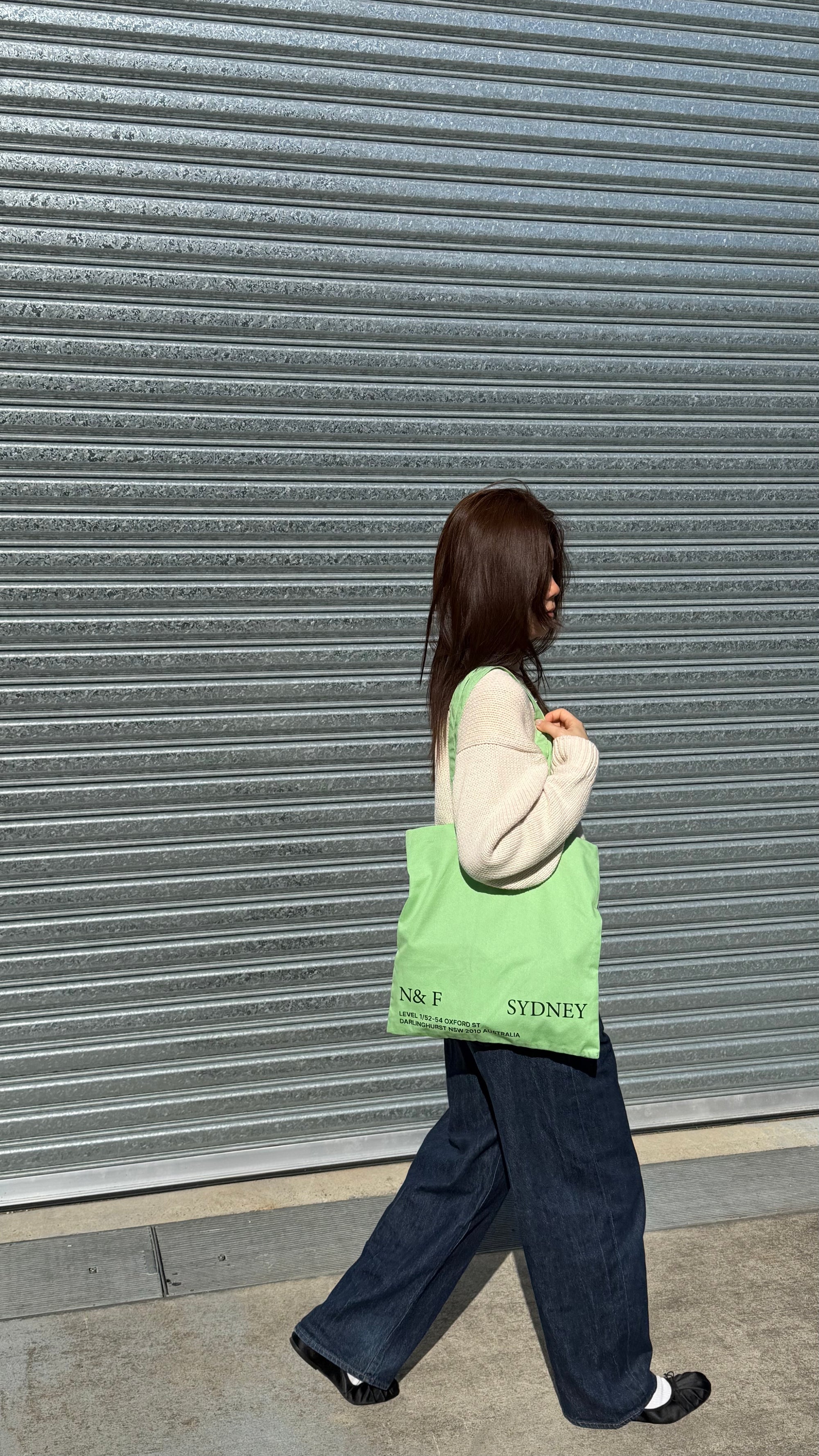 Near&Far Original Logo Bag Mint