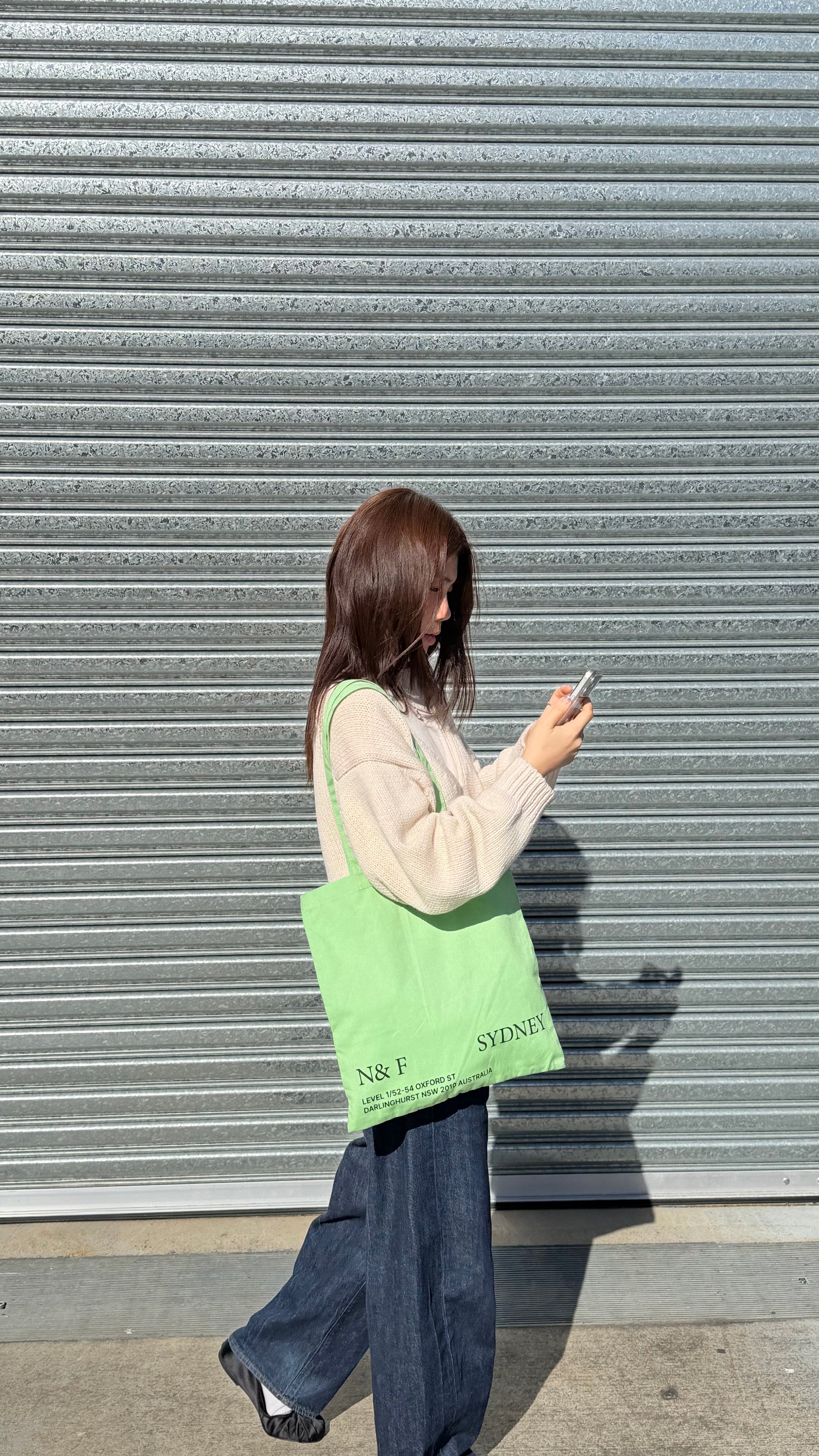 Near&Far Original Logo Bag Mint