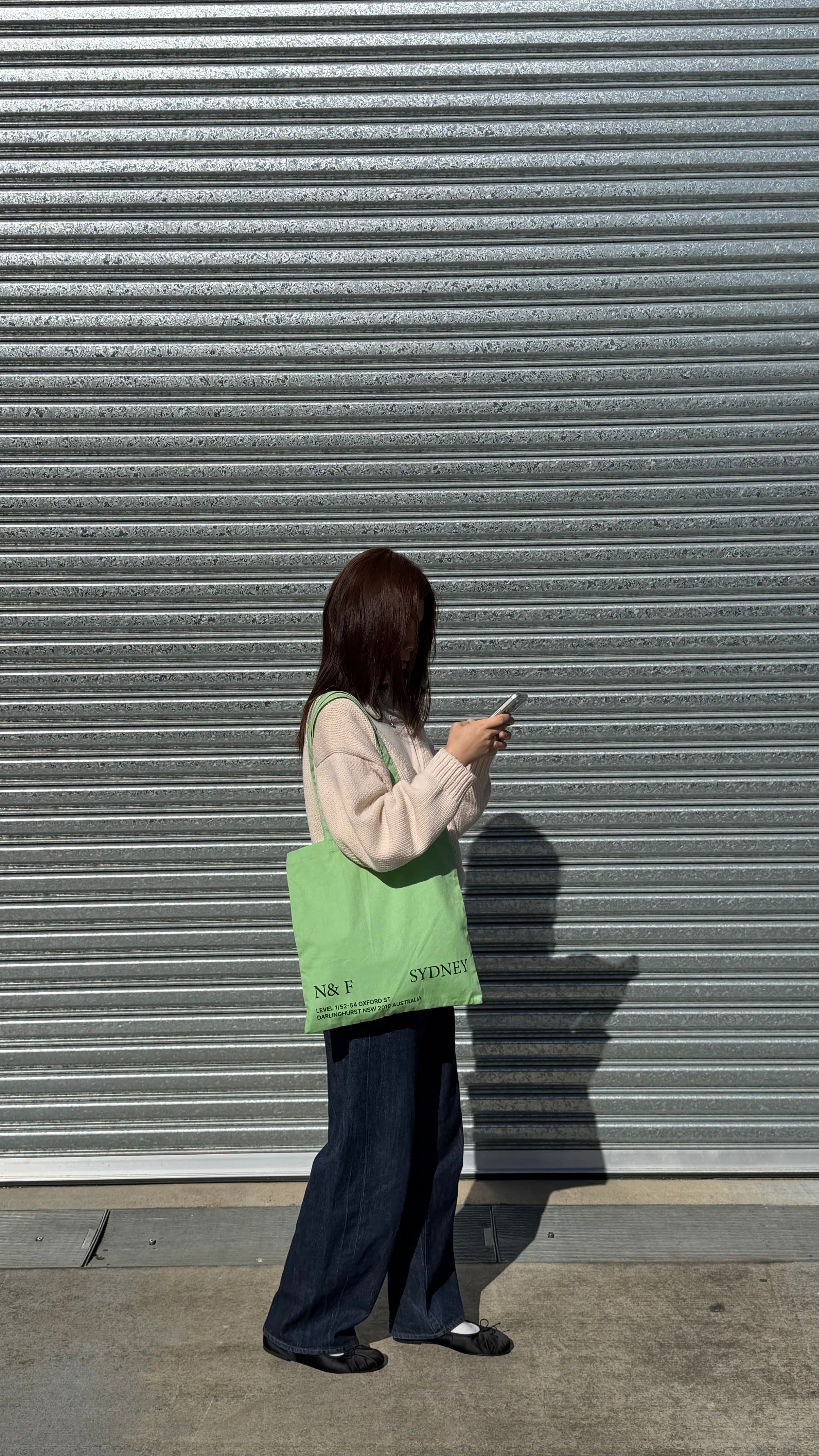 Near&Far Original Logo Bag Mint