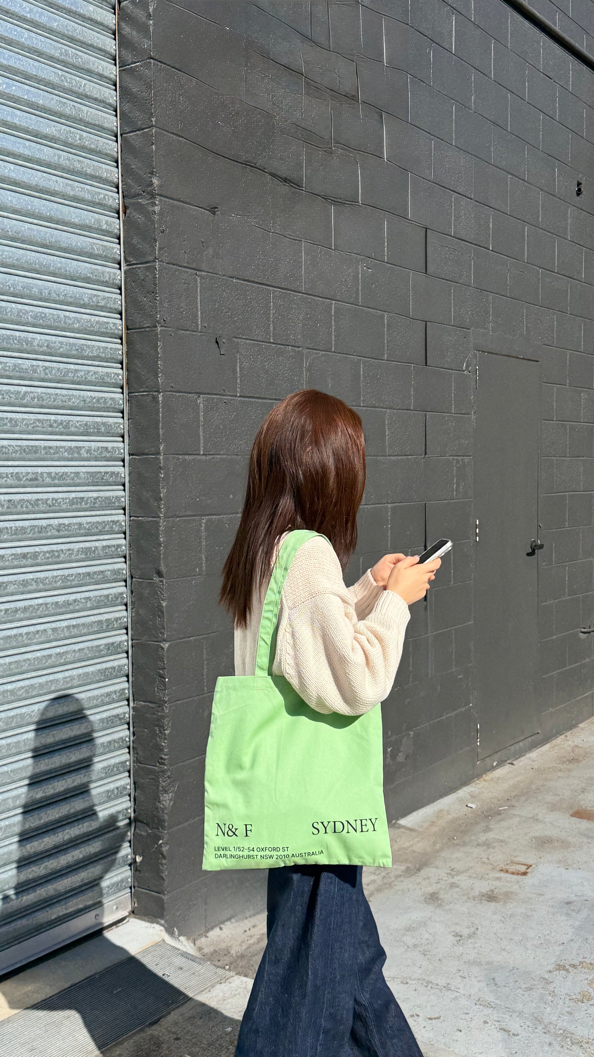 Near&Far Original Logo Bag Mint