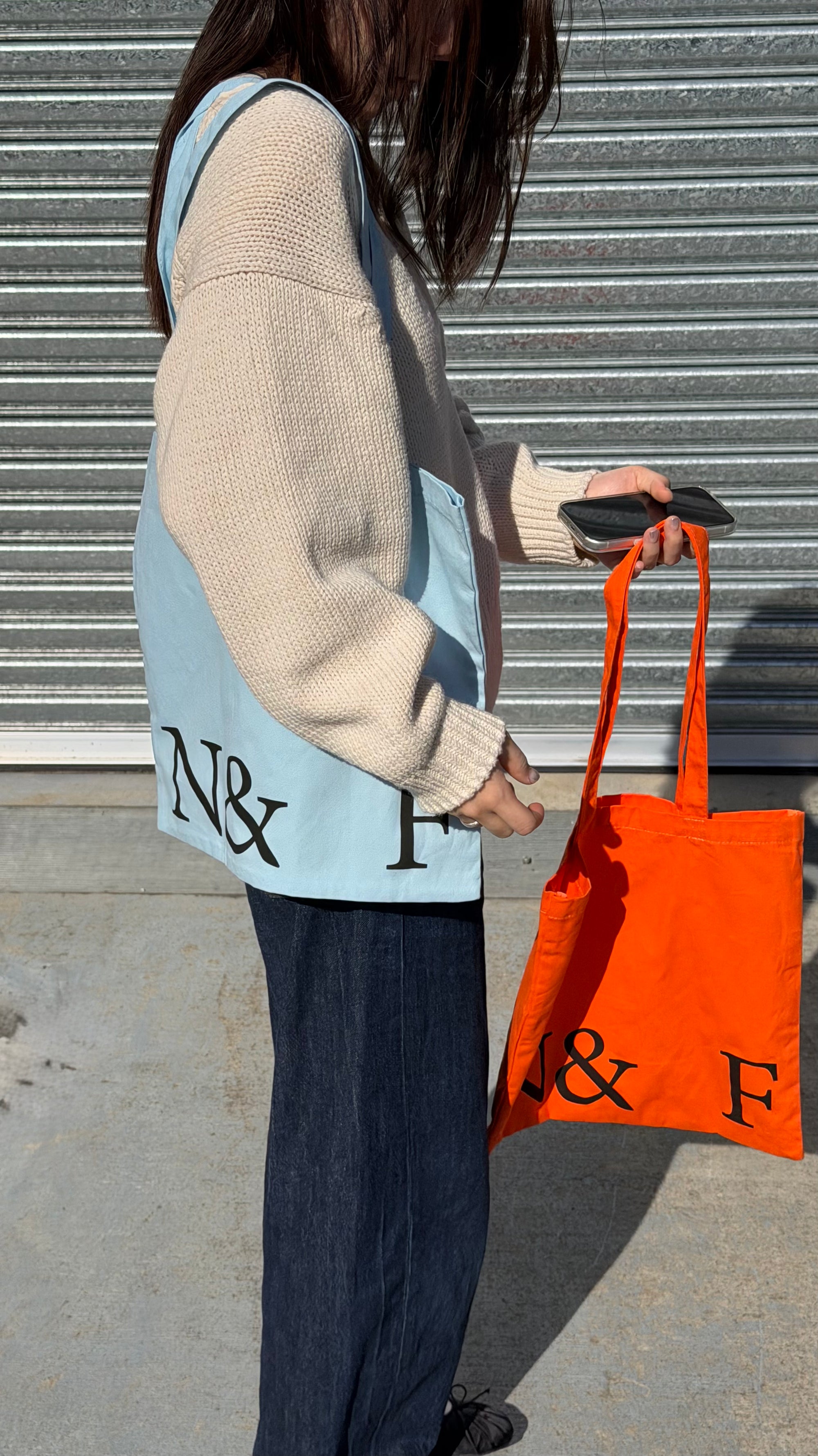 Near&Far Original Logo Bag Ice