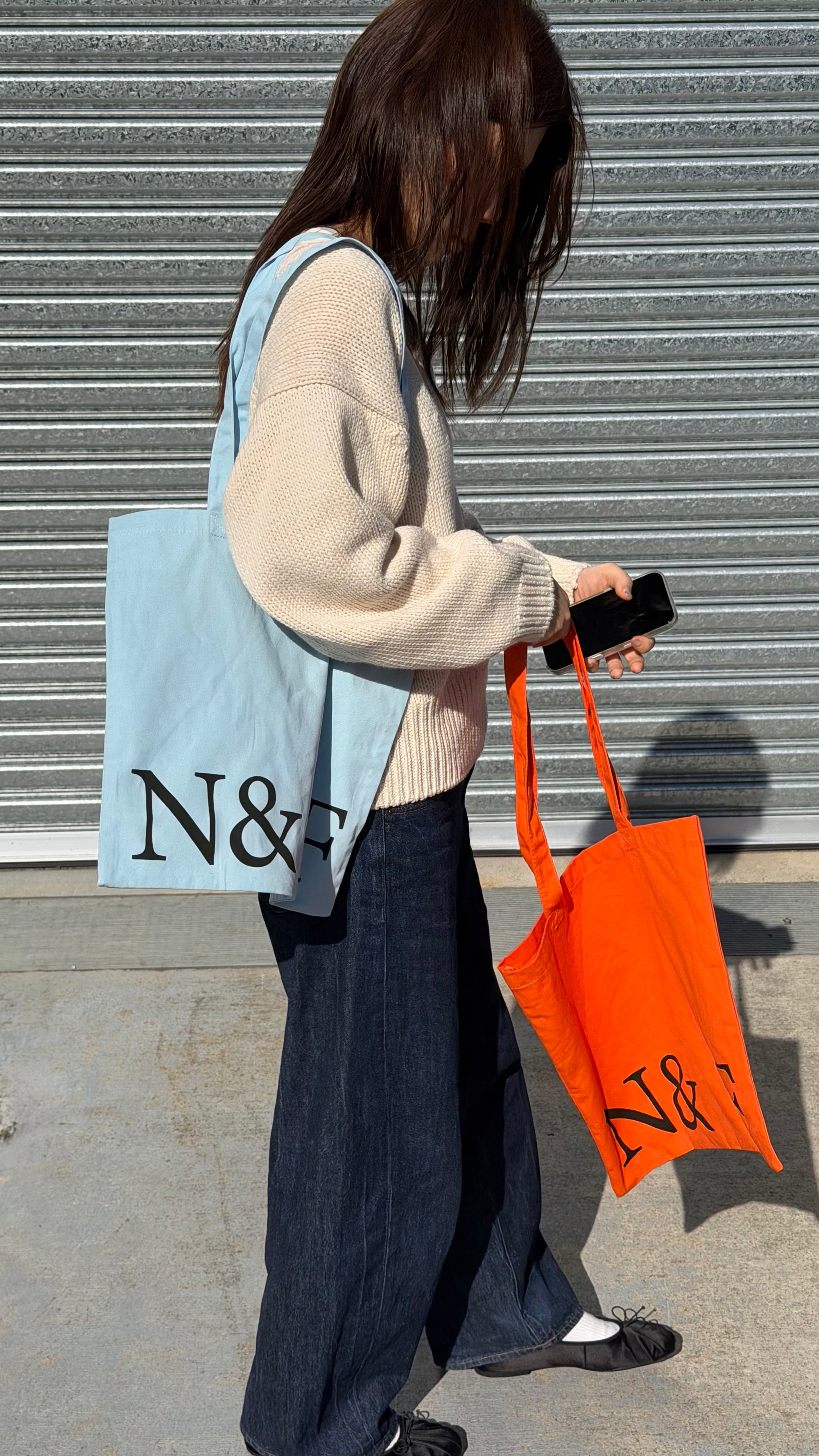 Near&Far Original Logo Bag Ice