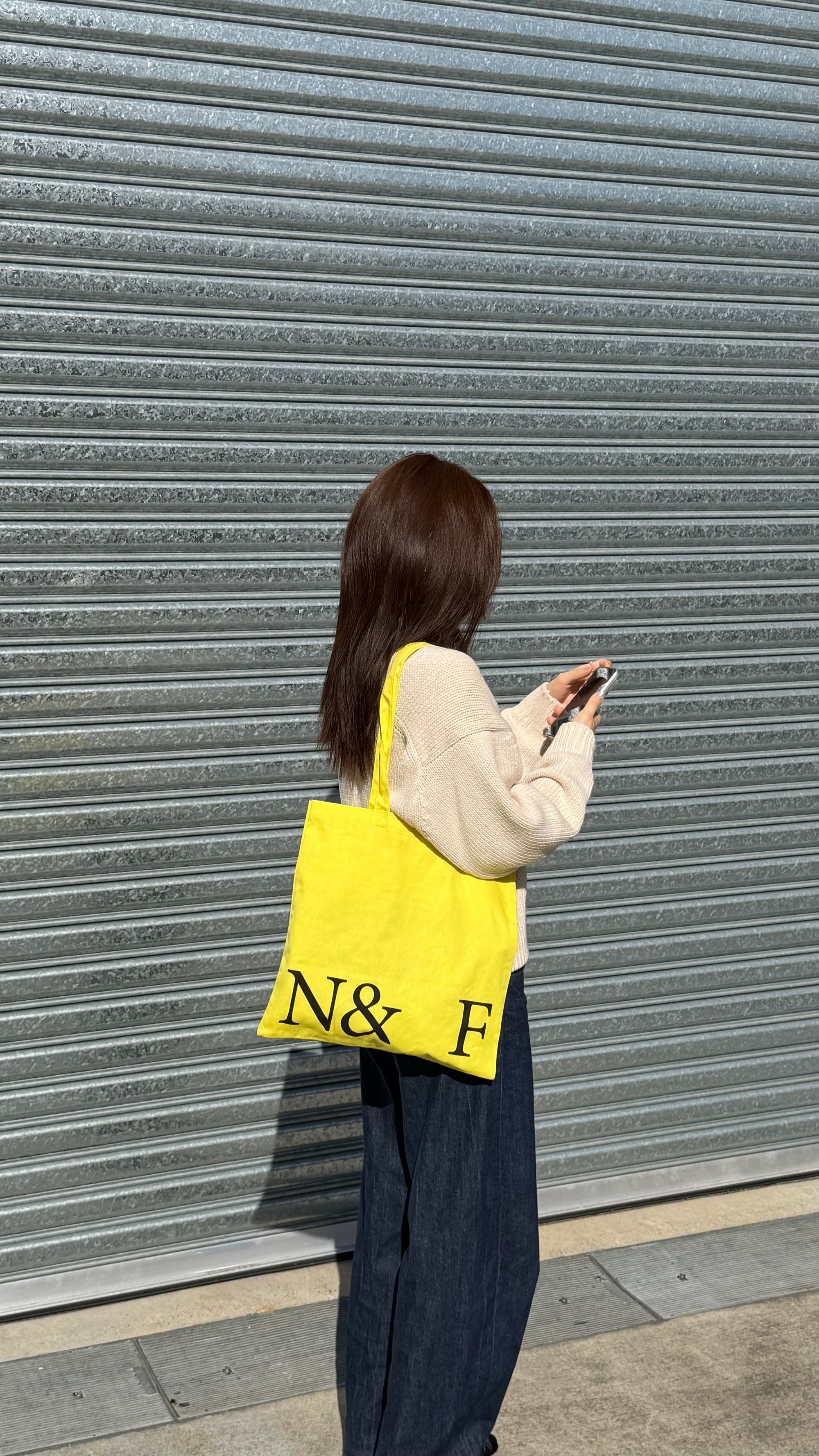 Near&Far Original Logo Bag Lemon