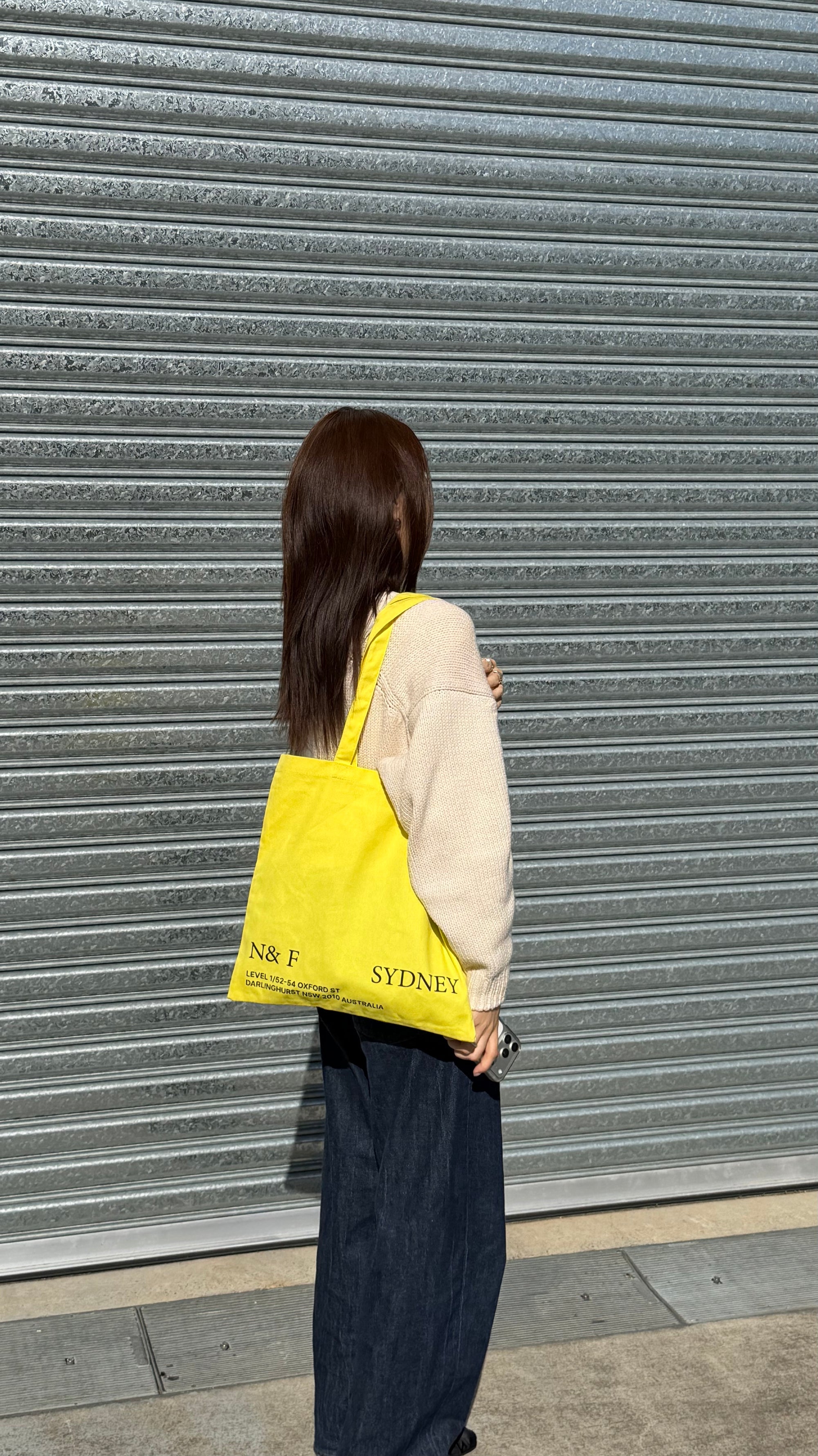 Near&Far Original Logo Bag Lemon