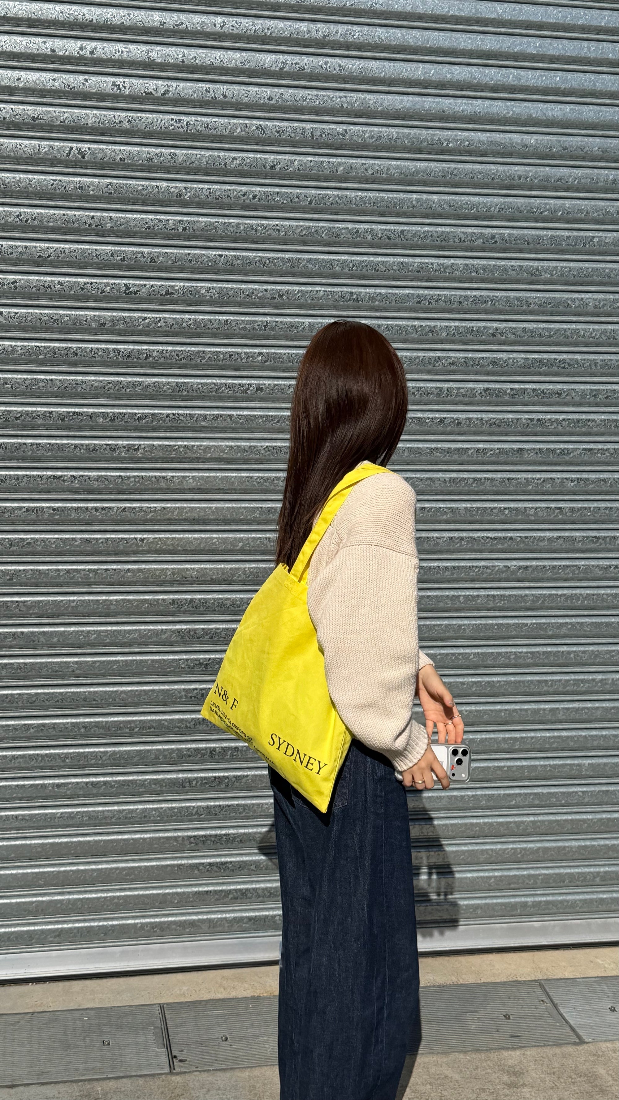 Near&Far Original Logo Bag Lemon