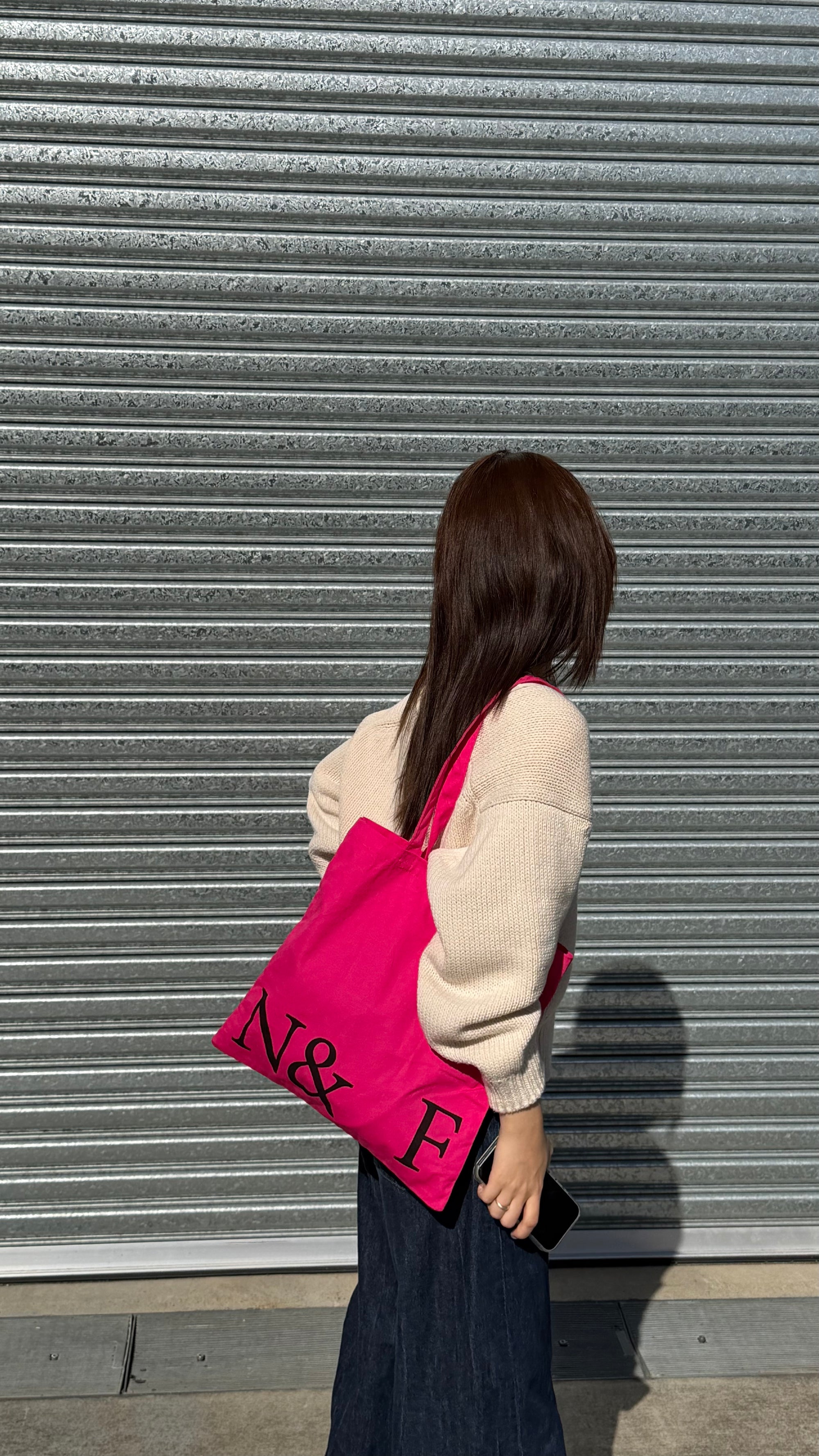 Near&Far Original Logo Bag Raspberry
