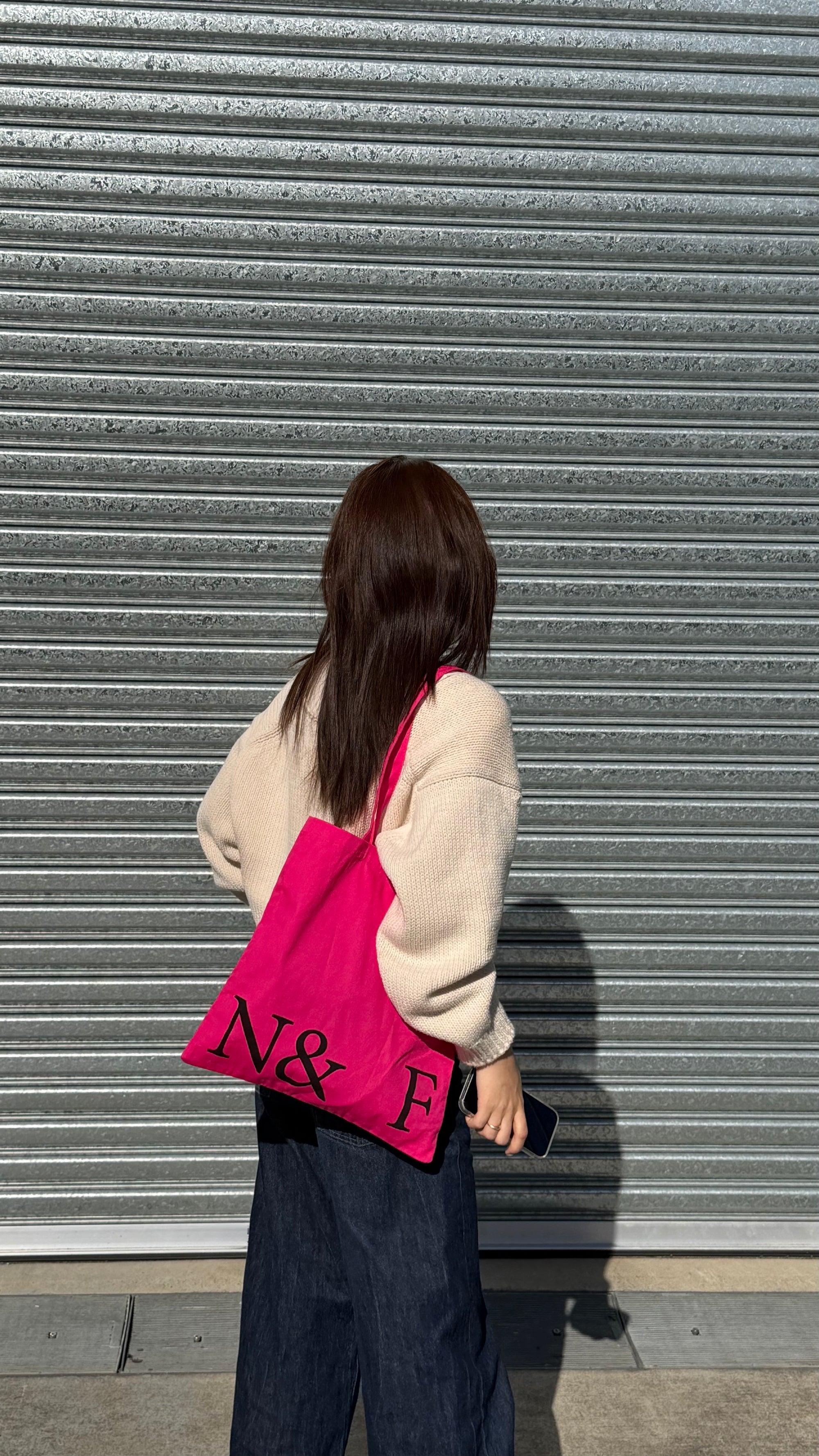 Near&Far Original Logo Bag Raspberry