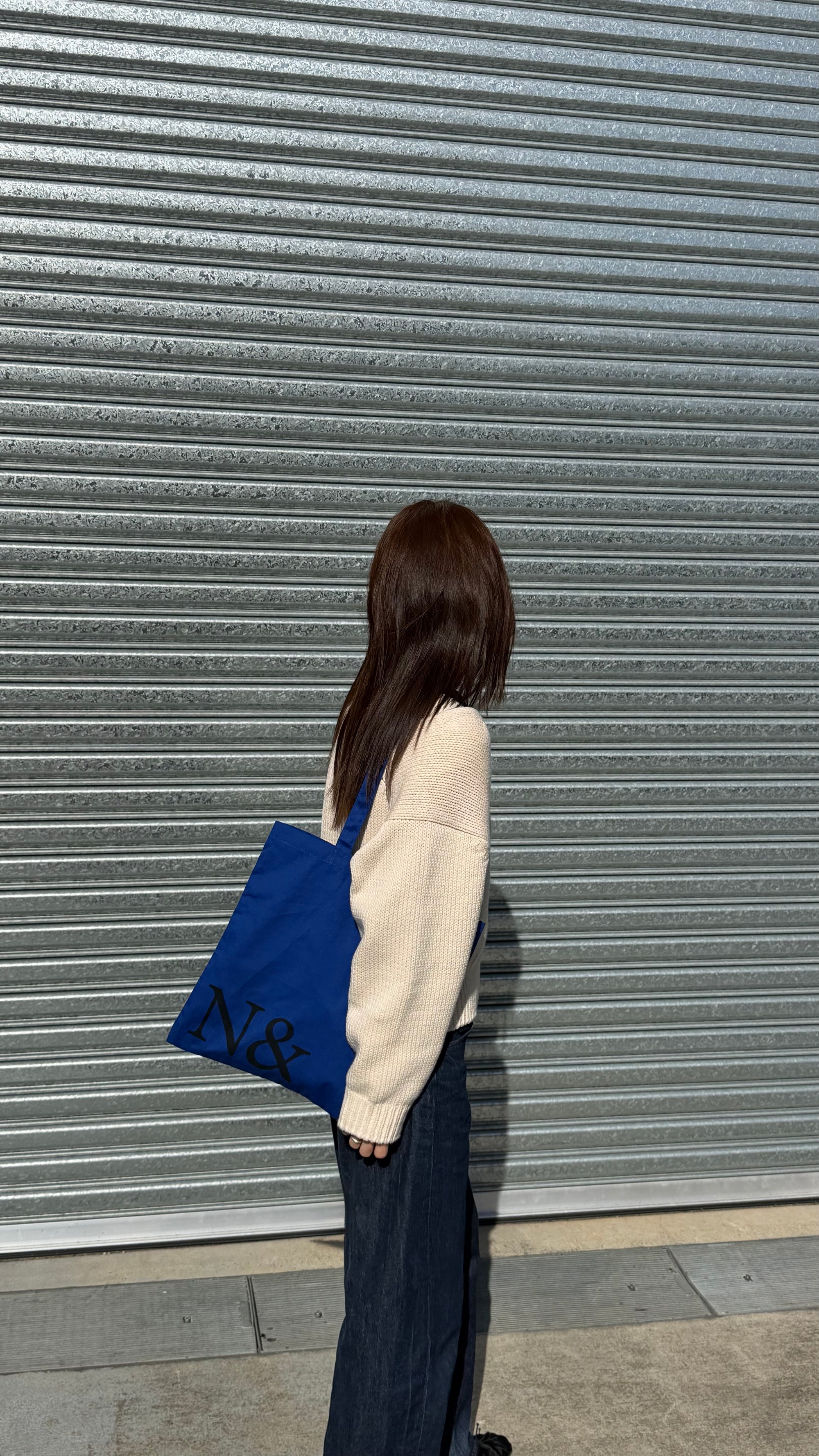 Near&Far Original Logo Bag Blueberry