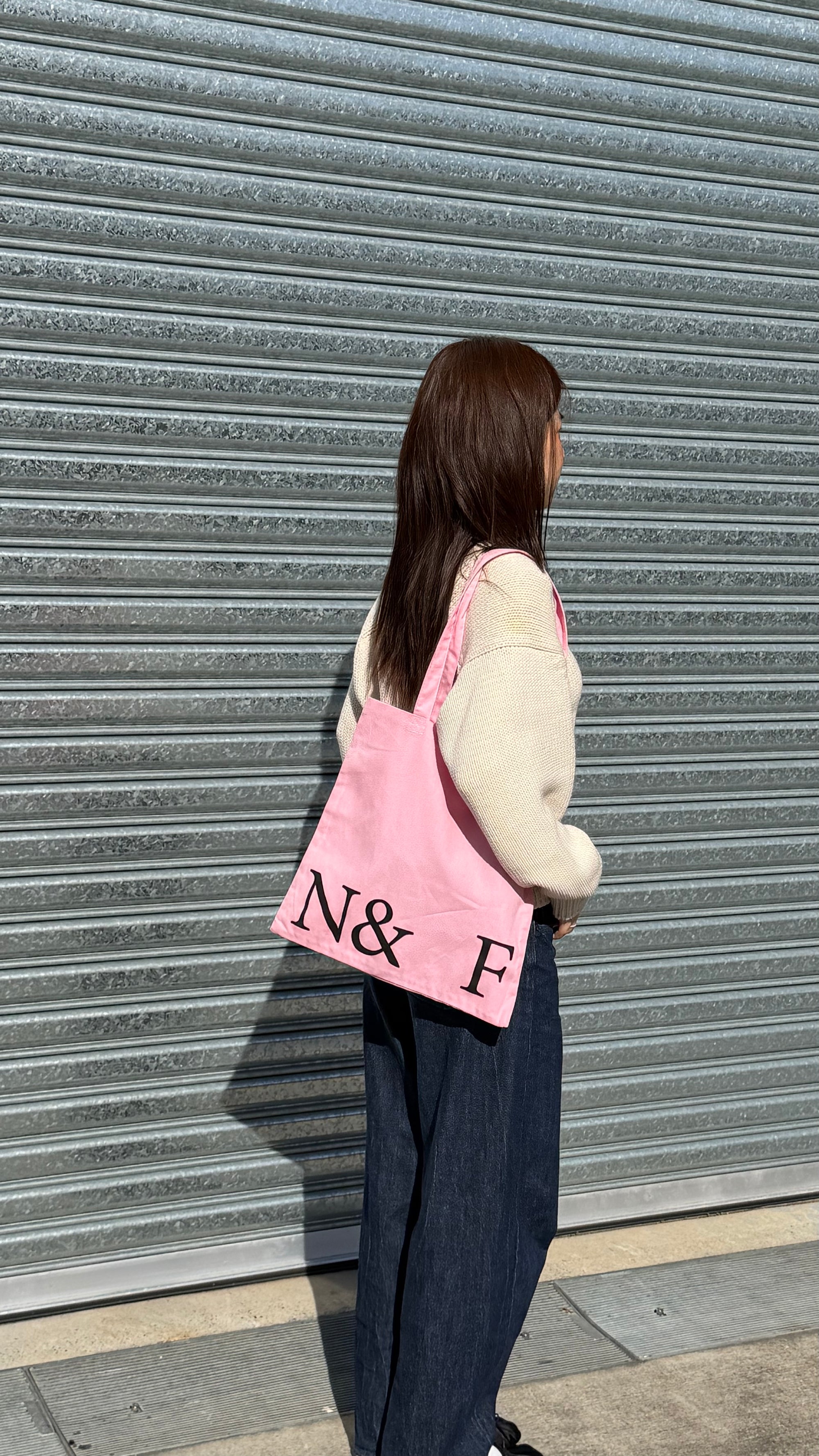 Near&Far Original Logo Bag Peach