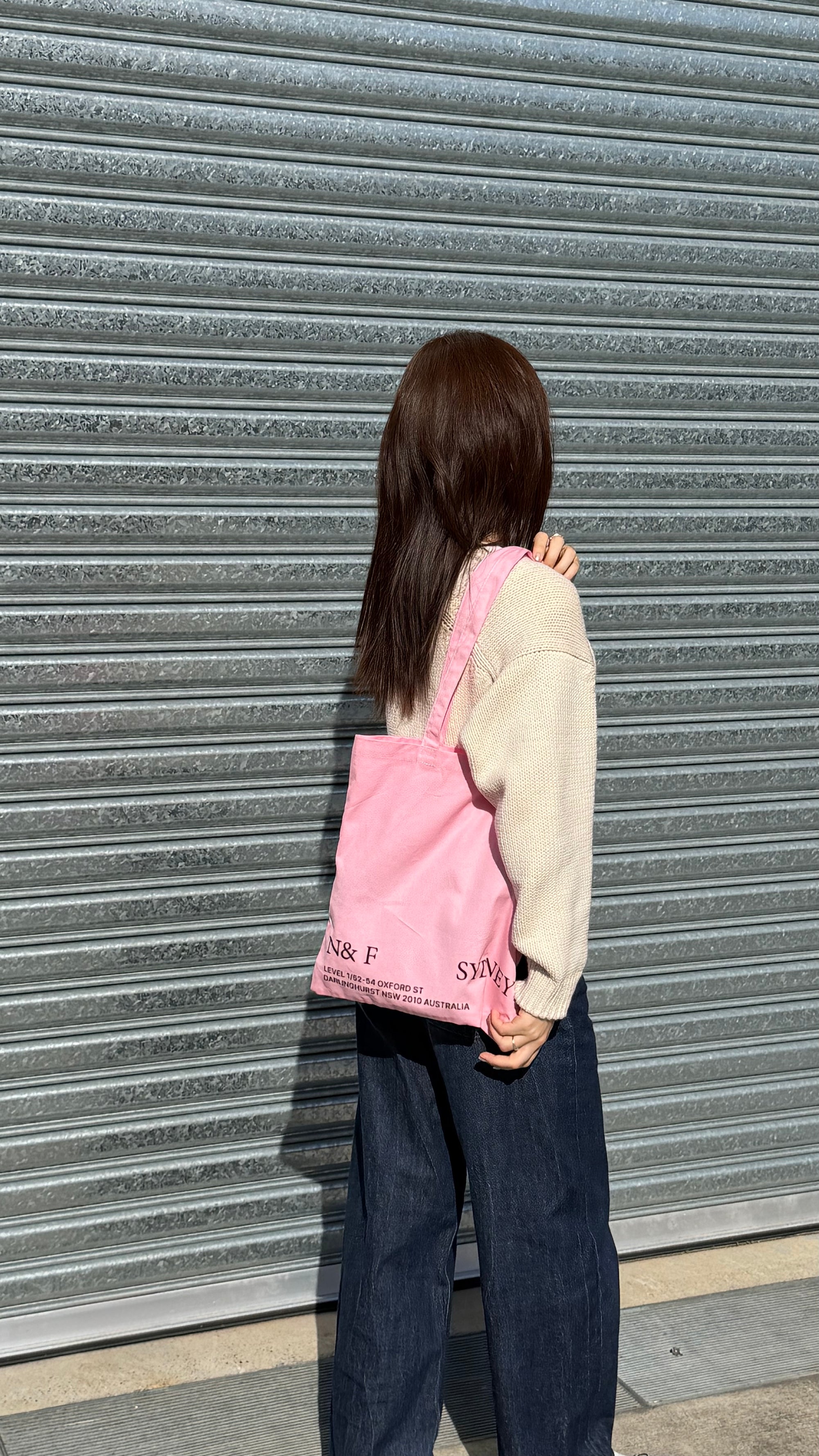 Near&Far Original Logo Bag Peach
