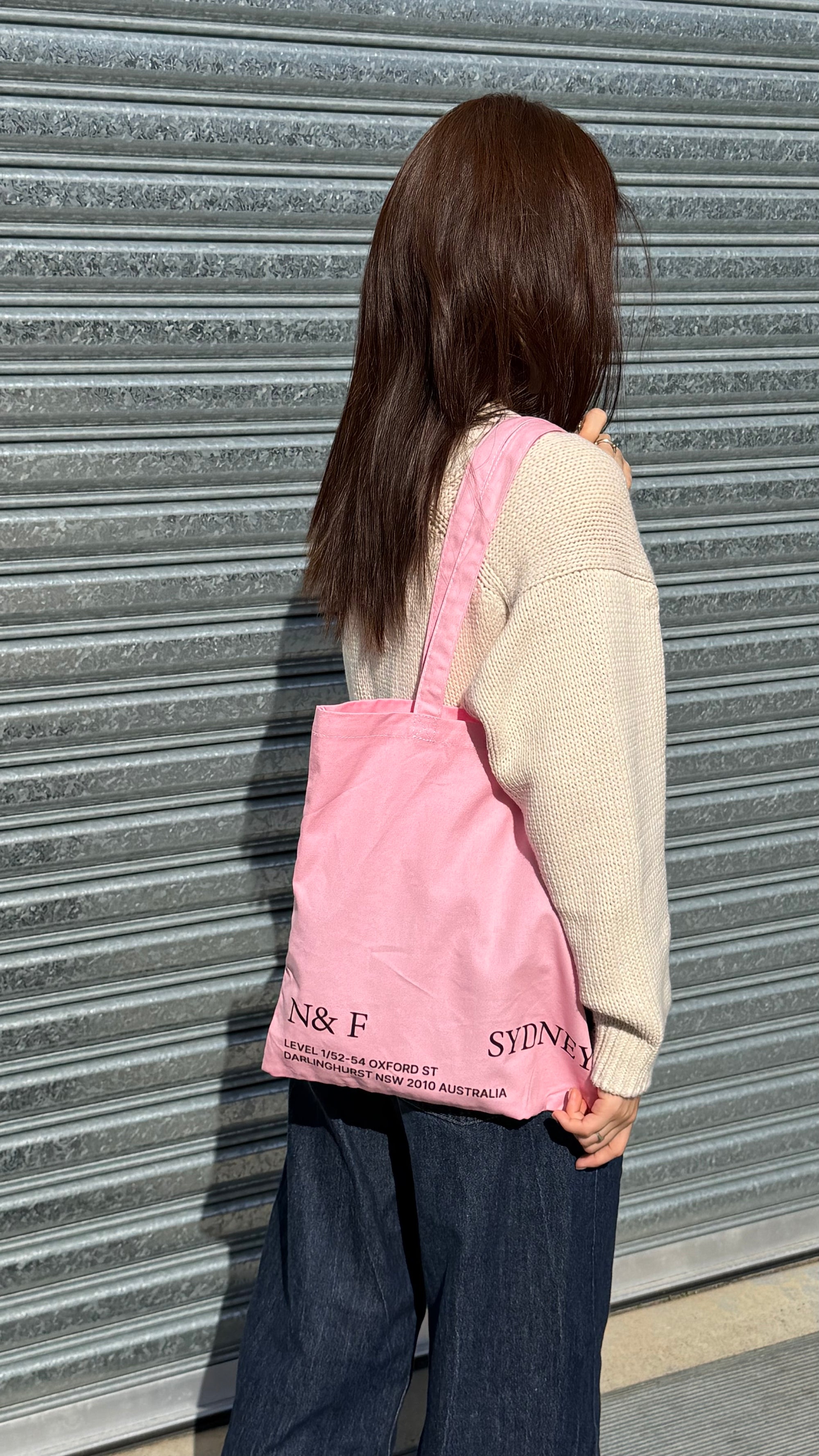 Near&Far Original Logo Bag Peach