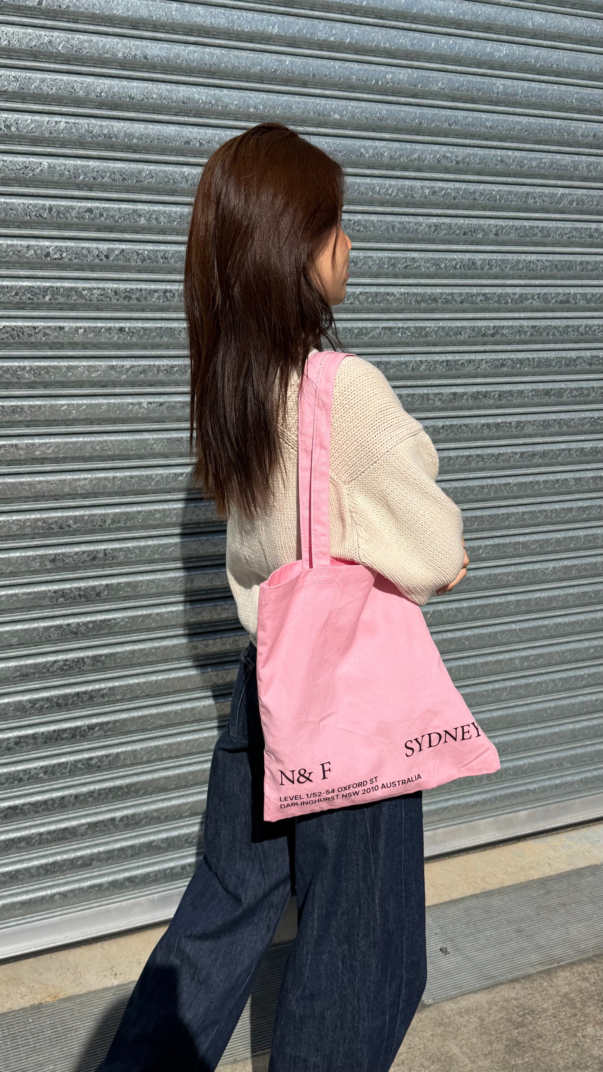 Near&Far Original Logo Bag Peach