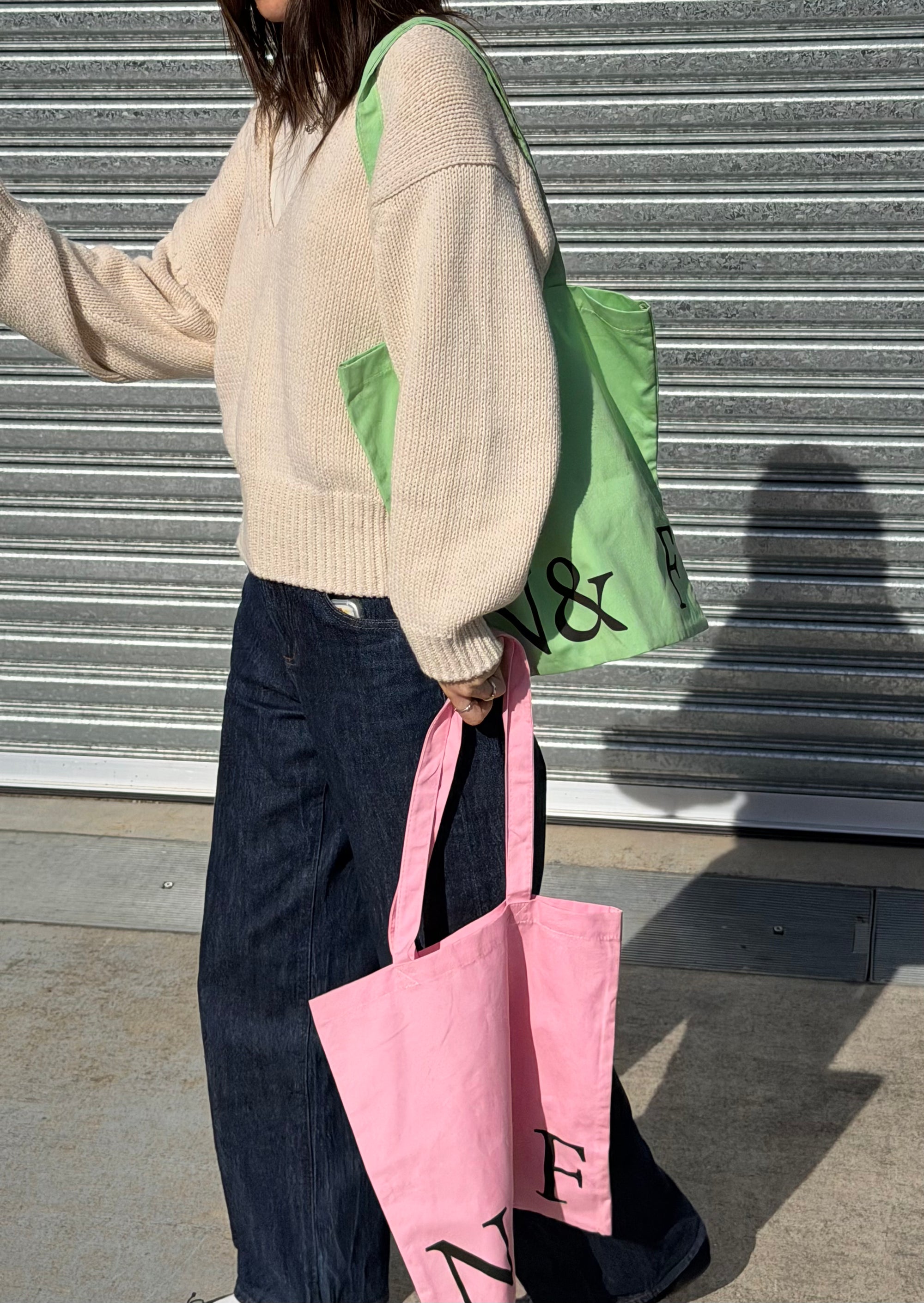 Near&Far Original Logo Bag Mint