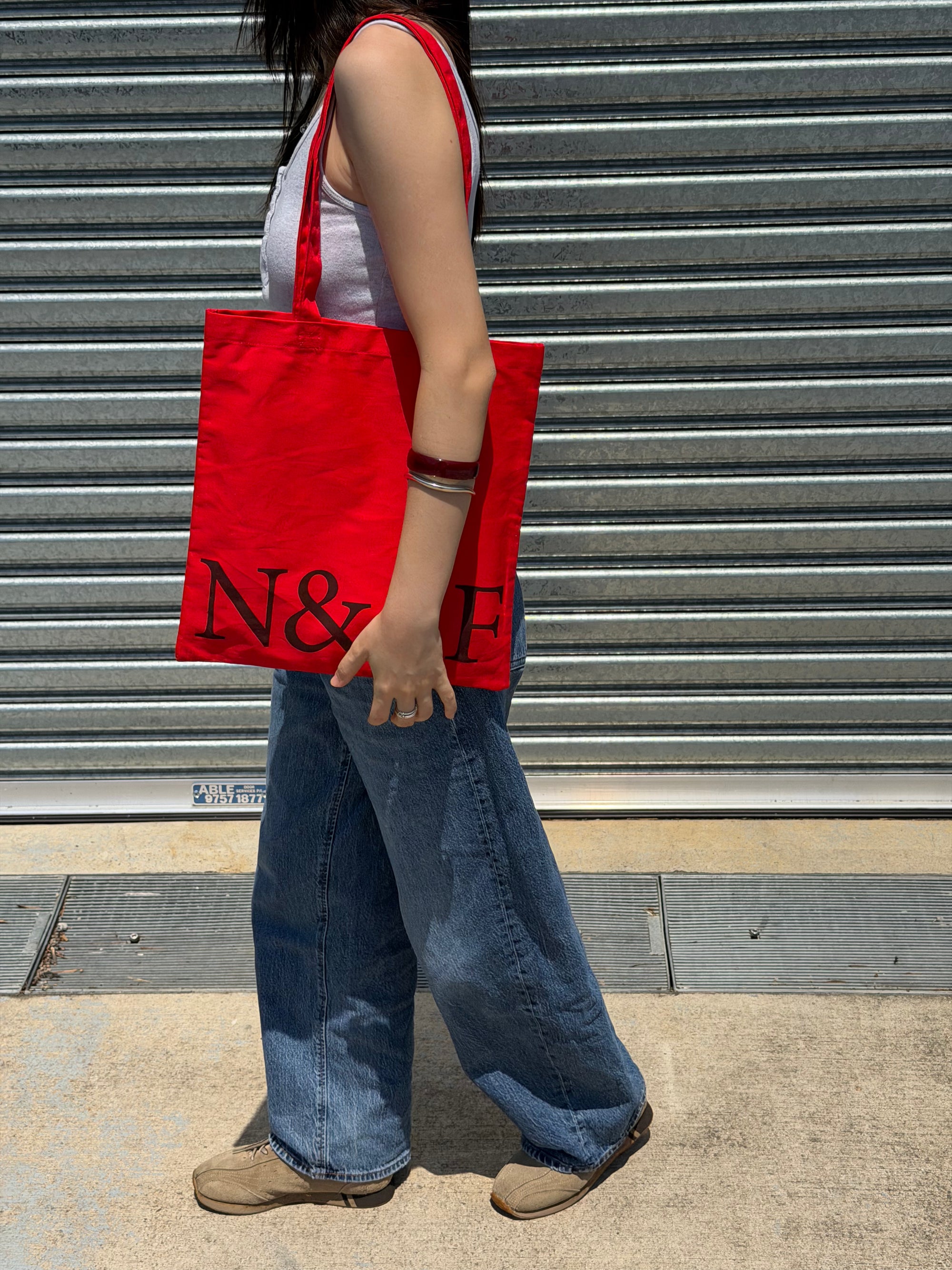 Near&Far Original Logo Bag Strawberry