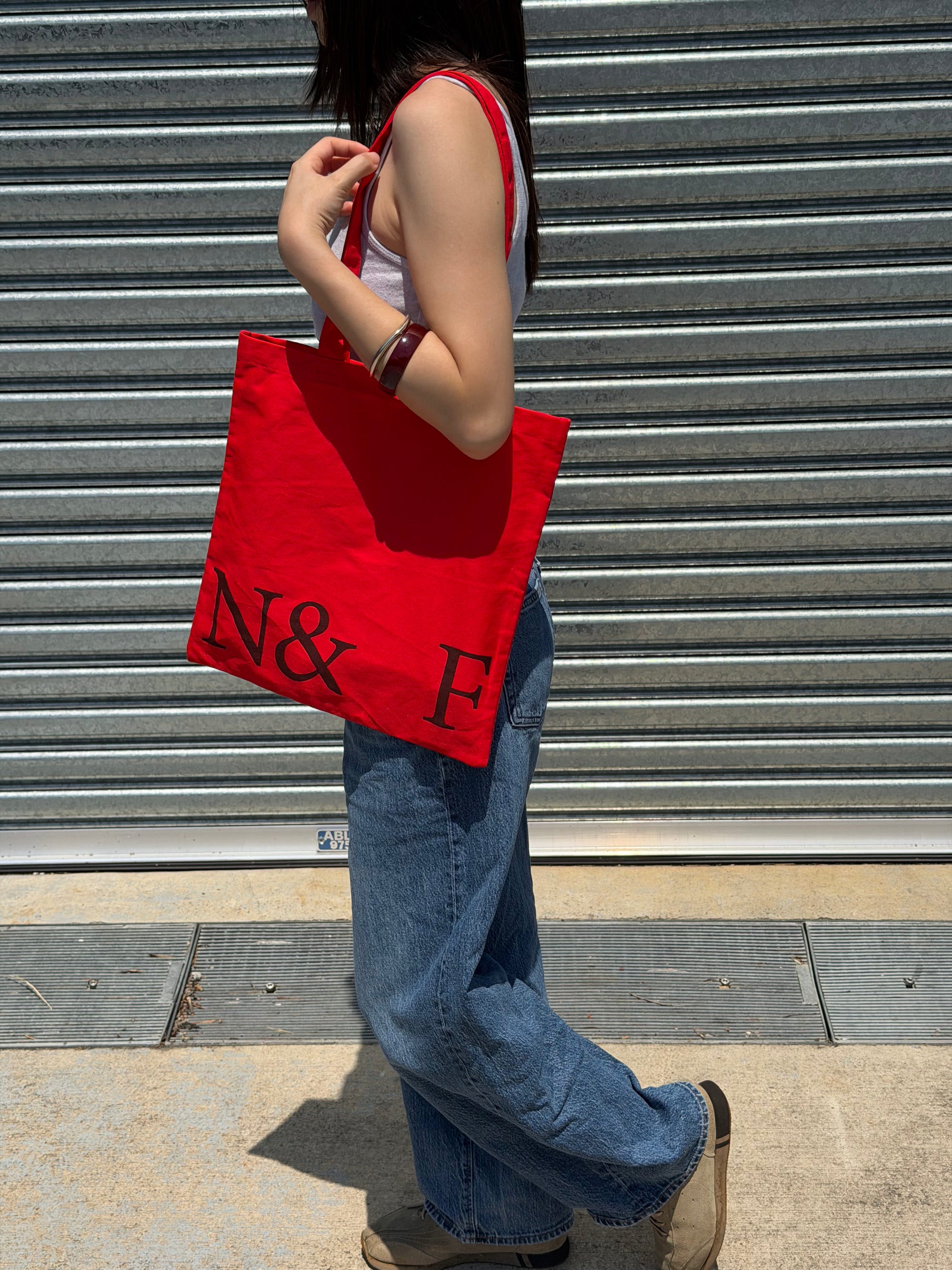 Near&Far Original Logo Bag Strawberry