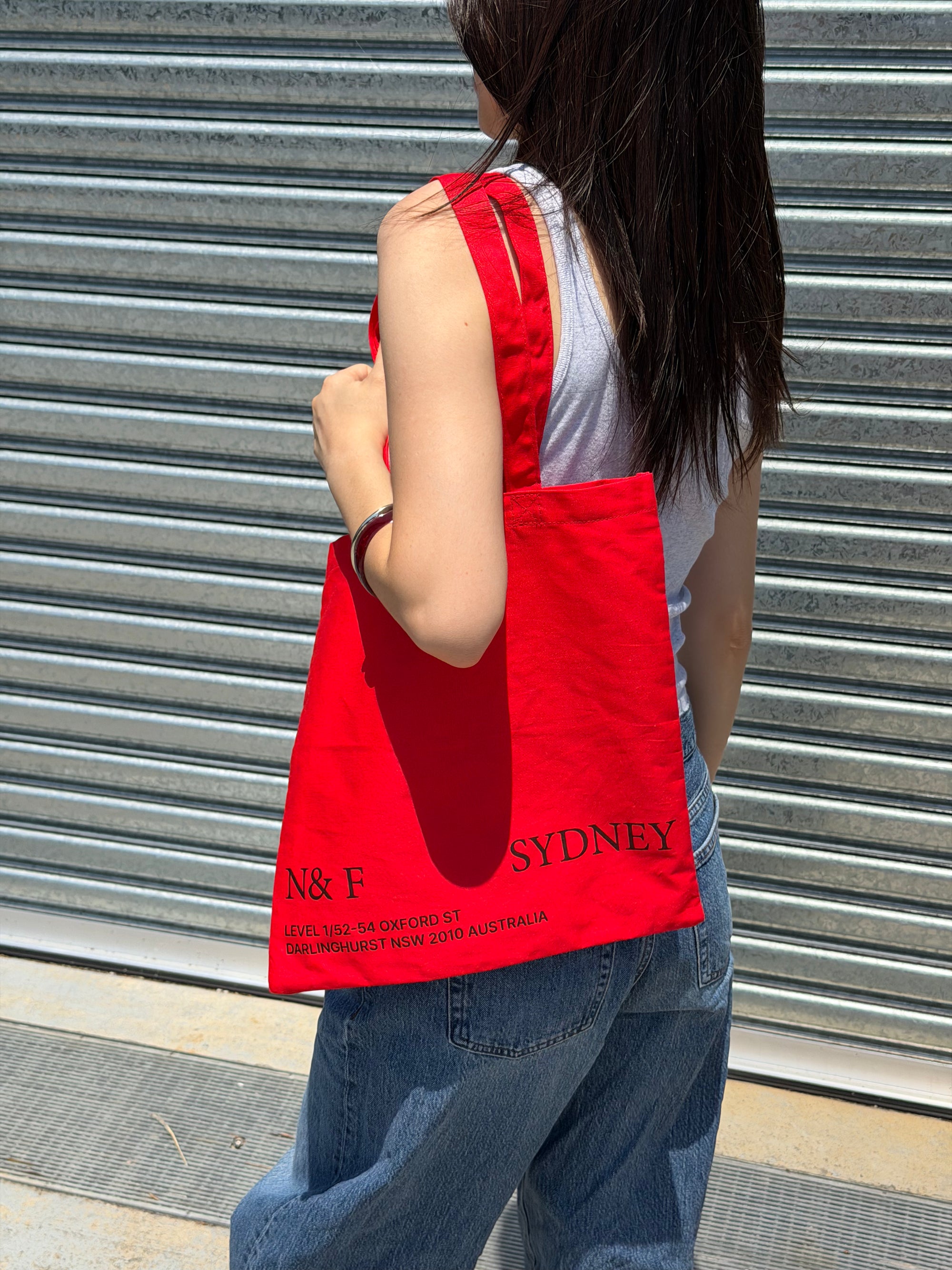 Near&Far Original Logo Bag Strawberry